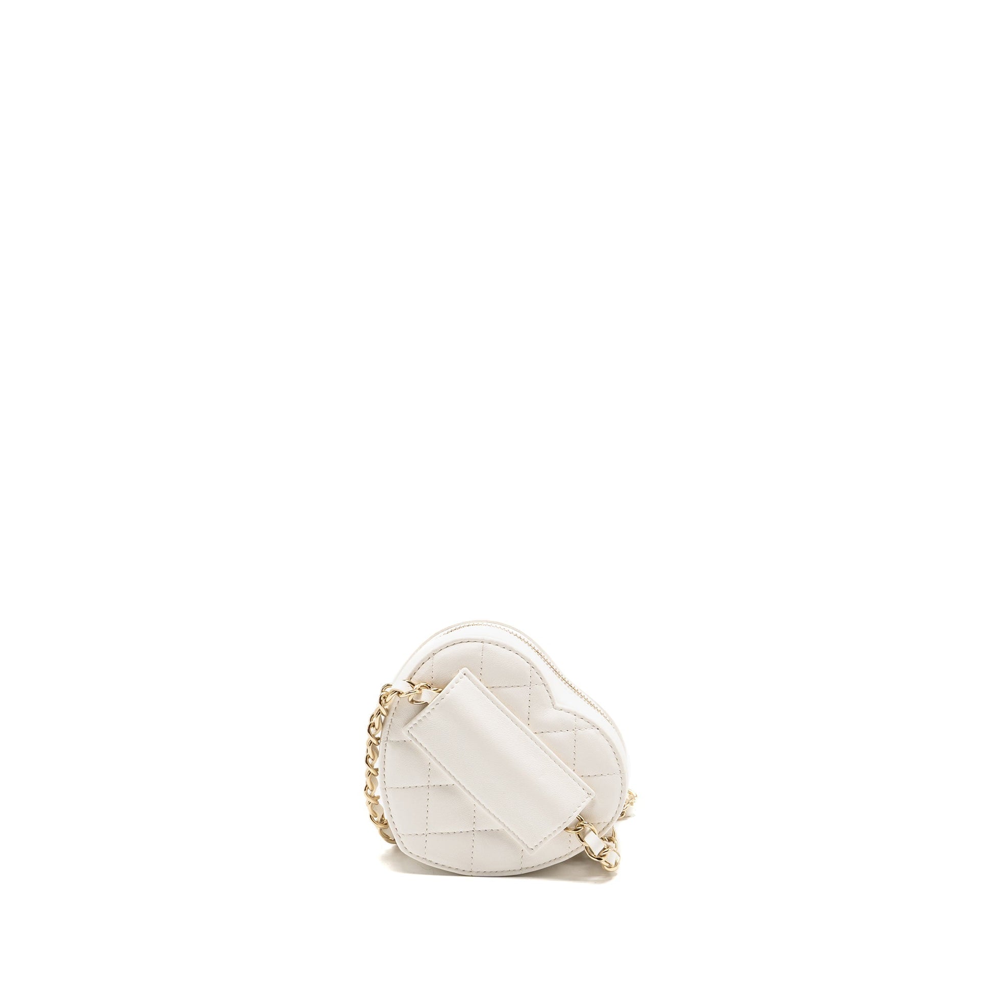 Chanel 22S Heart Belt Lambskin LGHW White Lghw 1