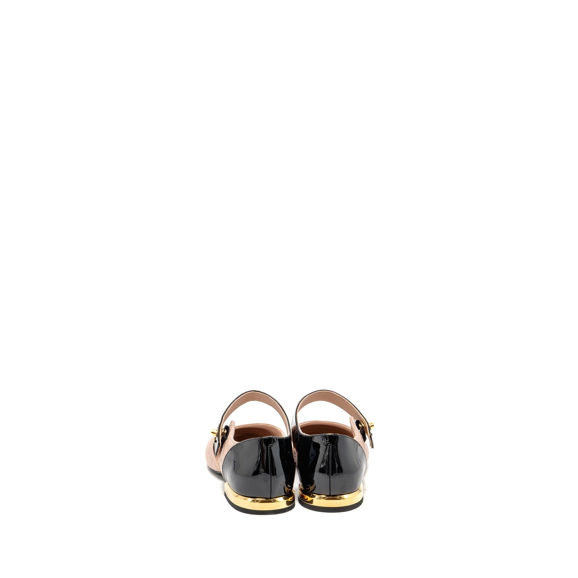 Chanel r Patent Light GHW Black Pink Leather Shoes