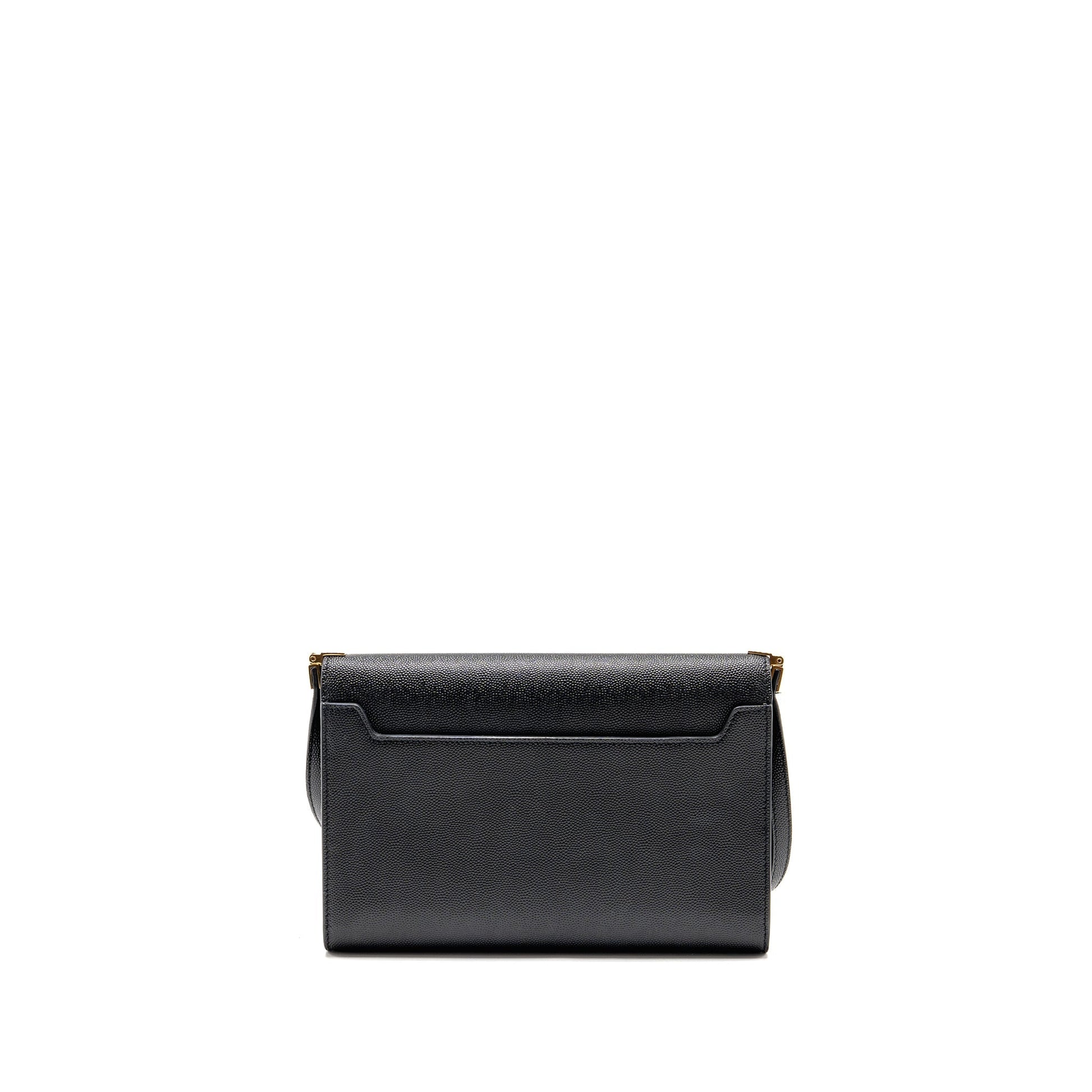 YSL Saint Laurent Saint Laurent Uptown Crossbody Purse Calfskin Black Mini Crossbody Bag