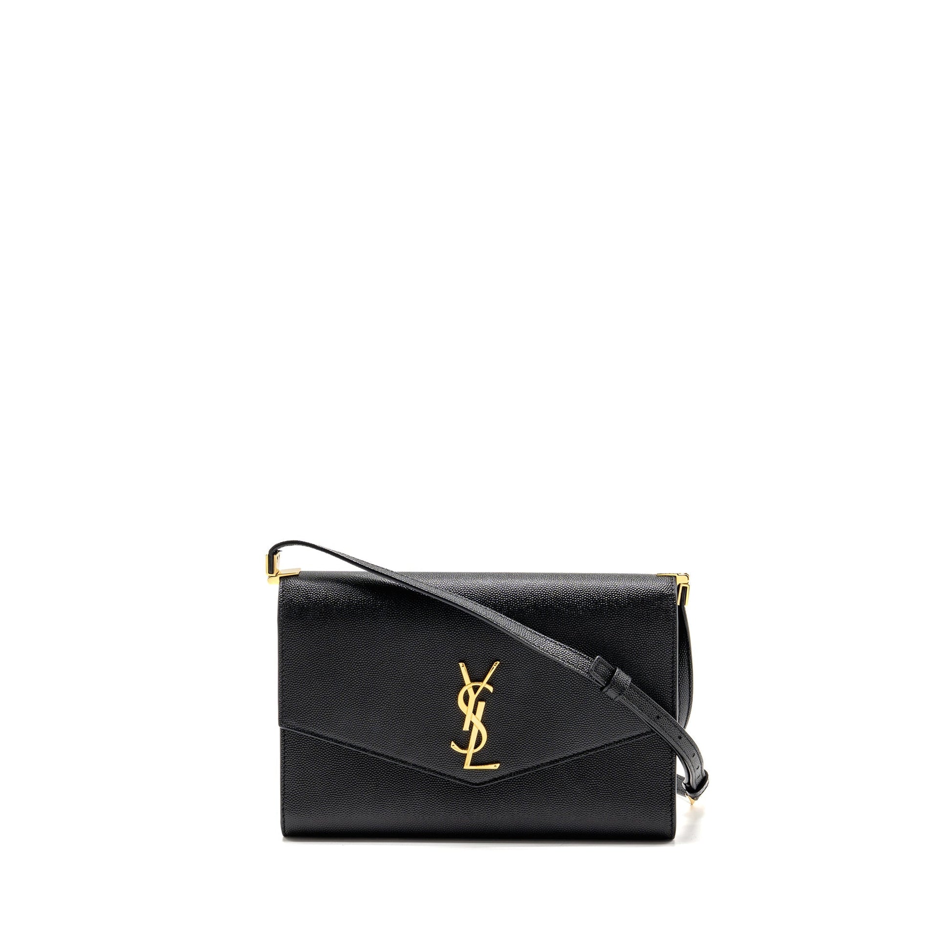 YSL Saint Laurent Saint Laurent Uptown Crossbody Purse Calfskin Black Mini Crossbody Bag