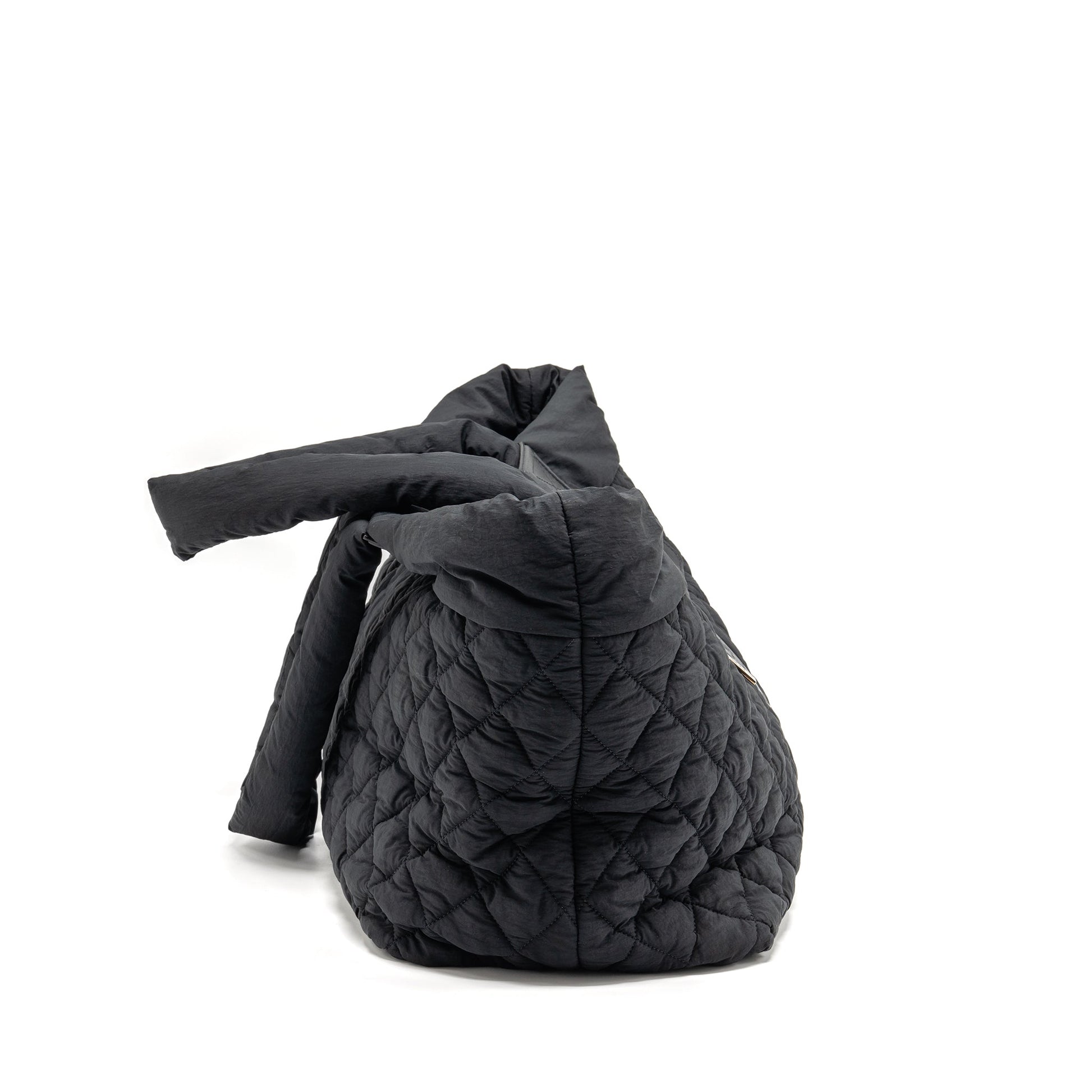 Chanel Cocoon Nylon SHW Black Canvas Travel Bag
