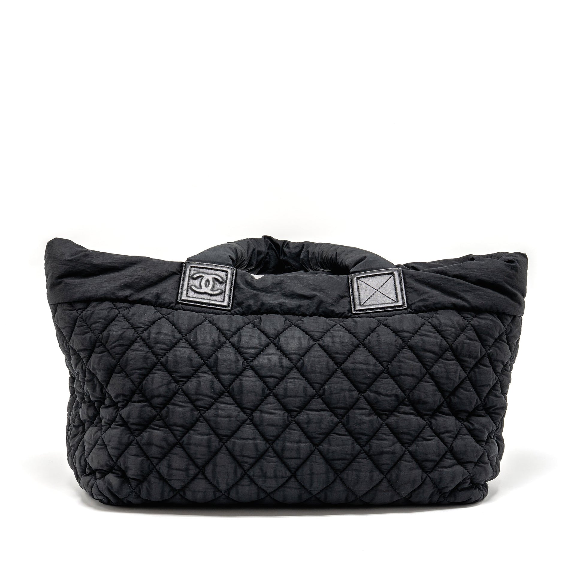 Chanel Cocoon Nylon SHW Black Canvas Travel Bag
