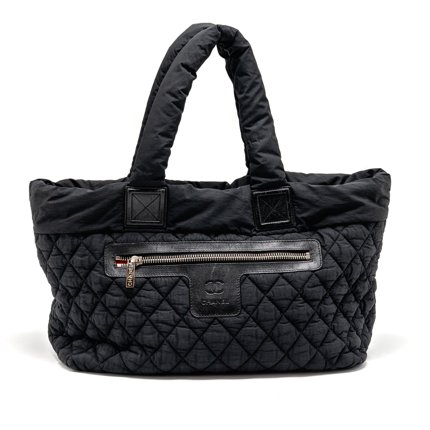 Chanel Cocoon Nylon SHW Black Canvas Travel Bag