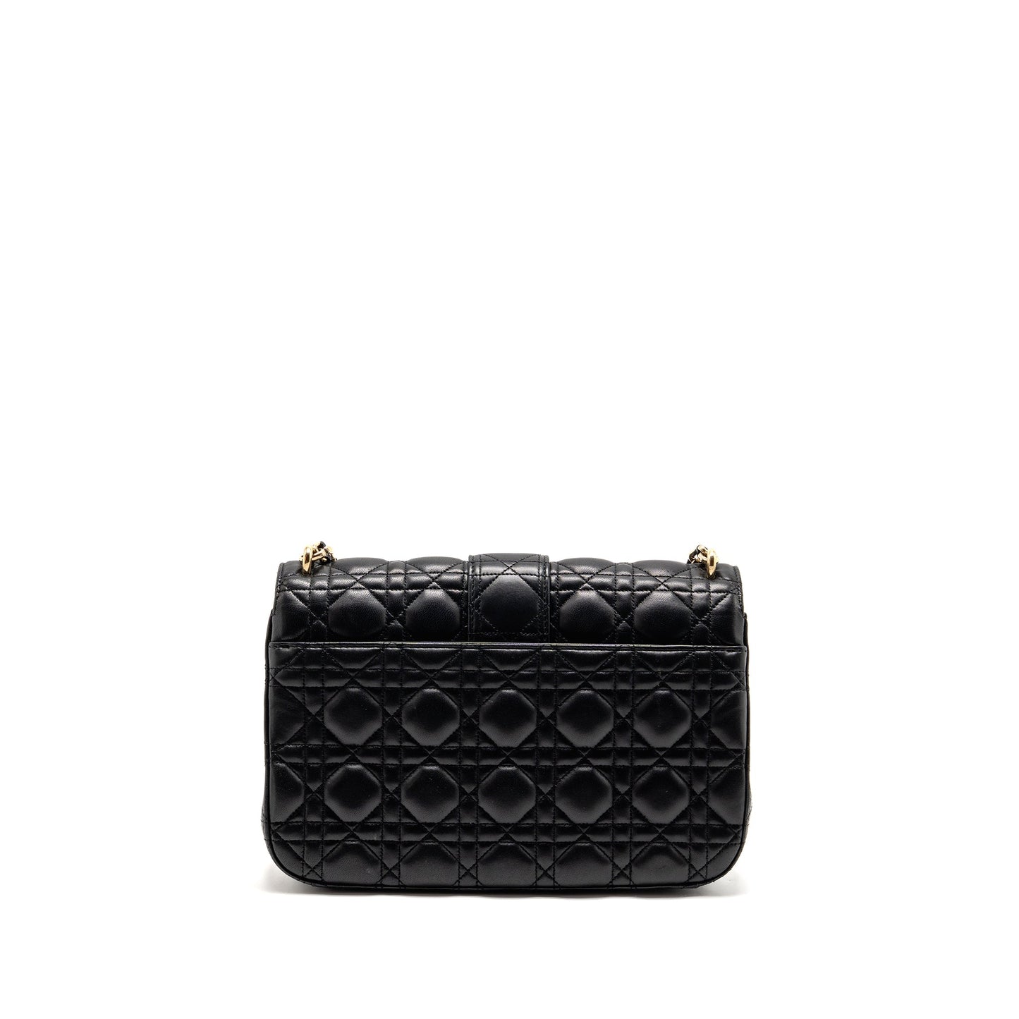 Dior Miss Purse Lambskin Handbag Black Flap Travel Bag