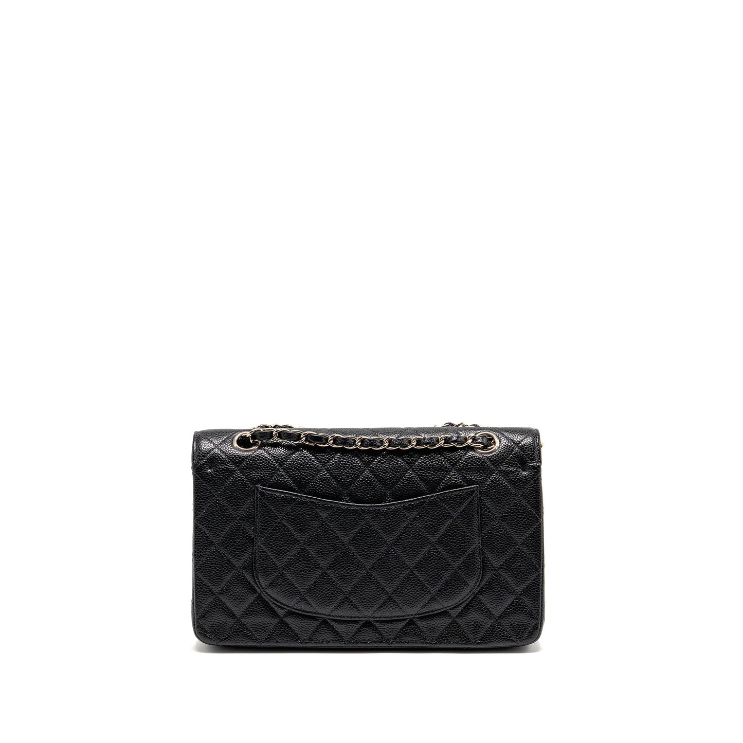 Chanel Classic Double Flap Caviar SHW Black Shoulder Bag Shw 9