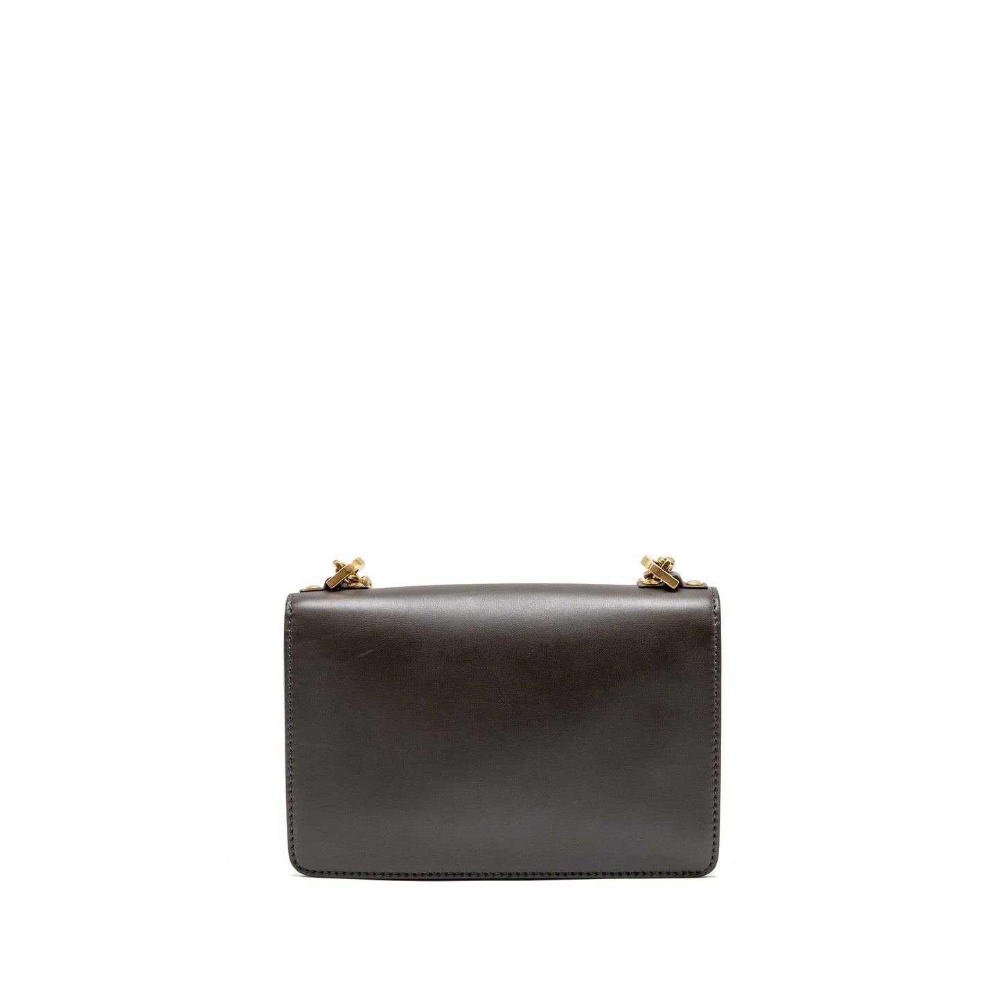 Dior JâA Purse With Calfskin Dark Handbag Brown Chain Travel Bag