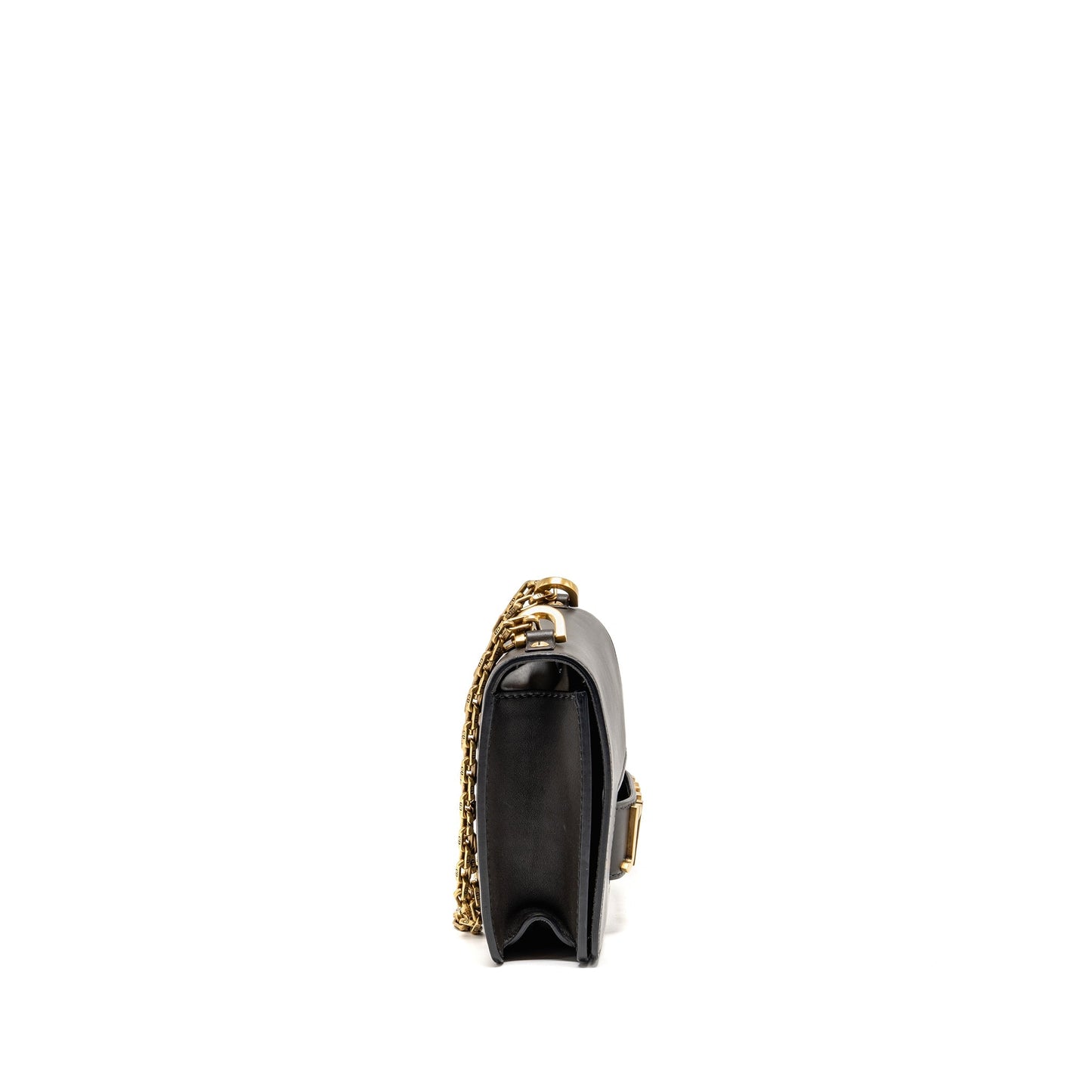 Dior JâA Purse With Calfskin Dark Handbag Brown Chain Travel Bag