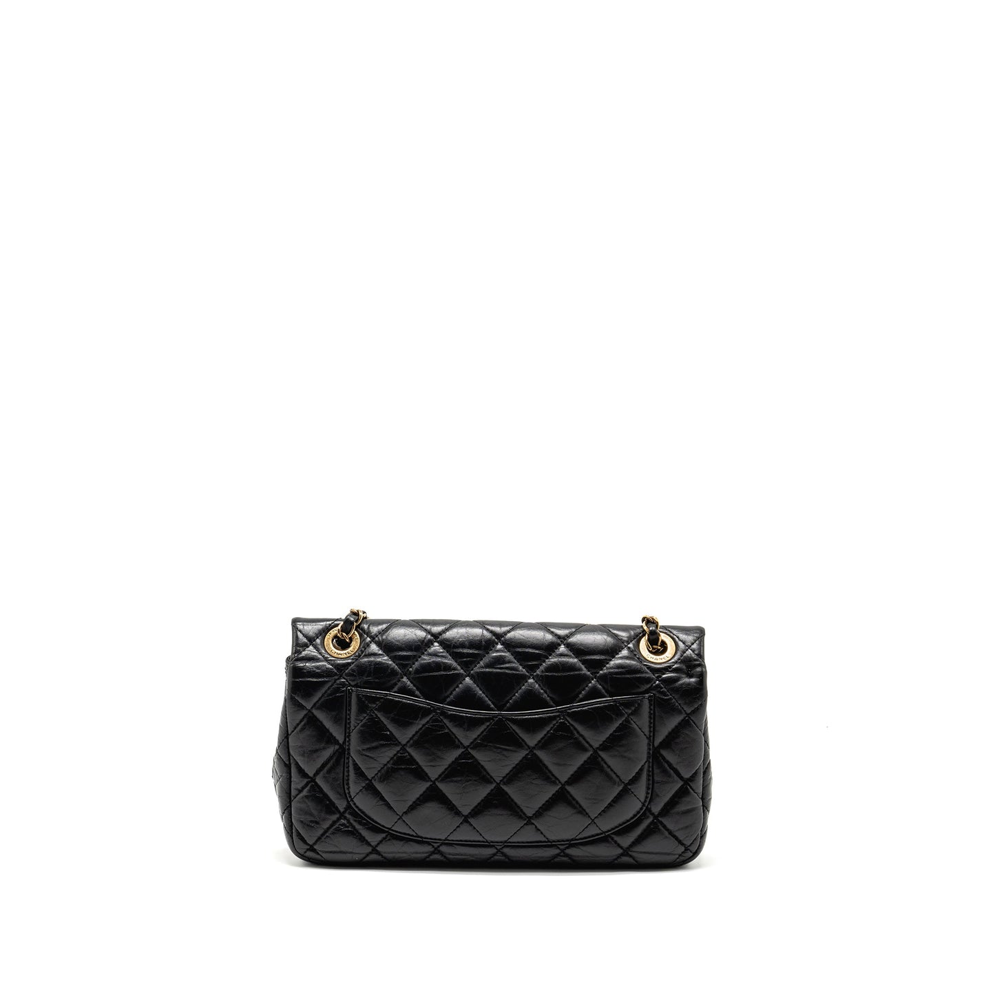Chanel Medallion Quilted Flap Aged Calfskin Hardware Multicolour Black Shoulder Bag