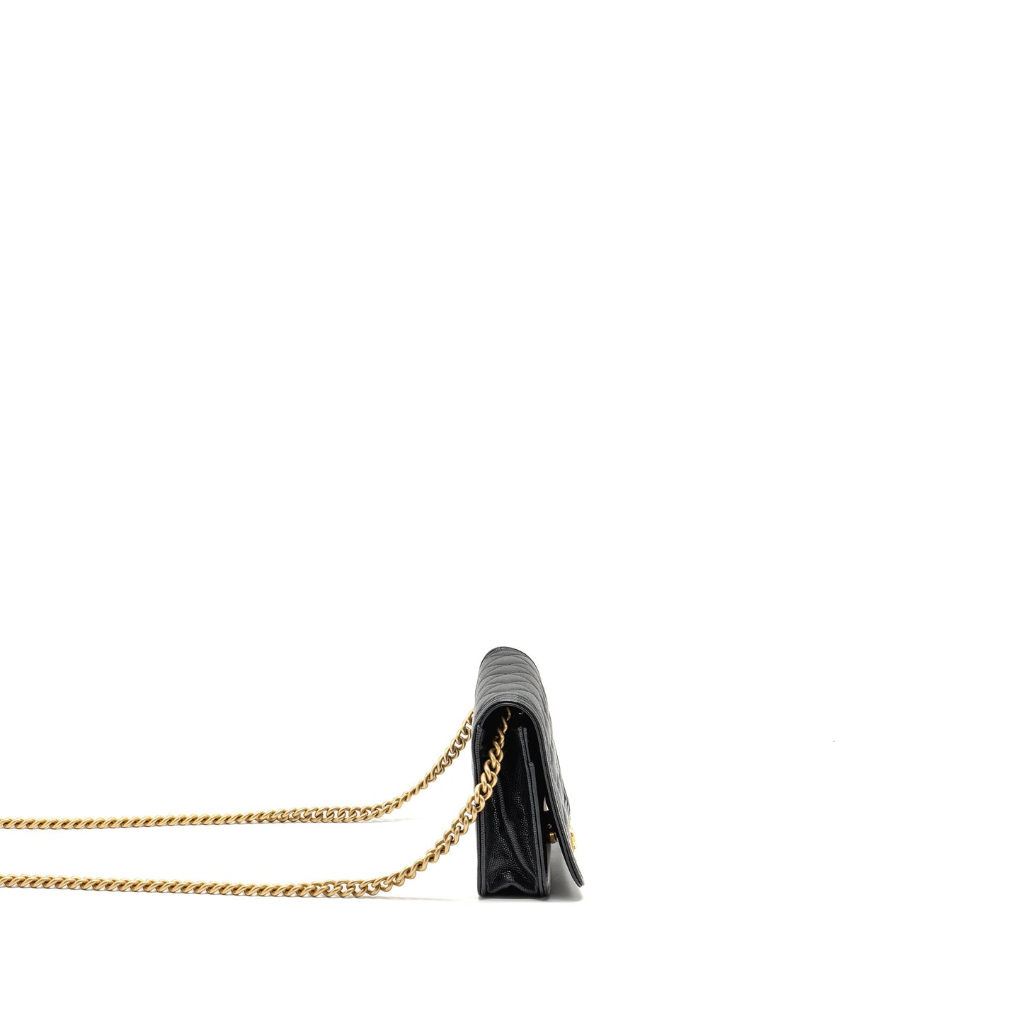Chanel Boy on Caviar GHW Black Wallet Case Ghw 4