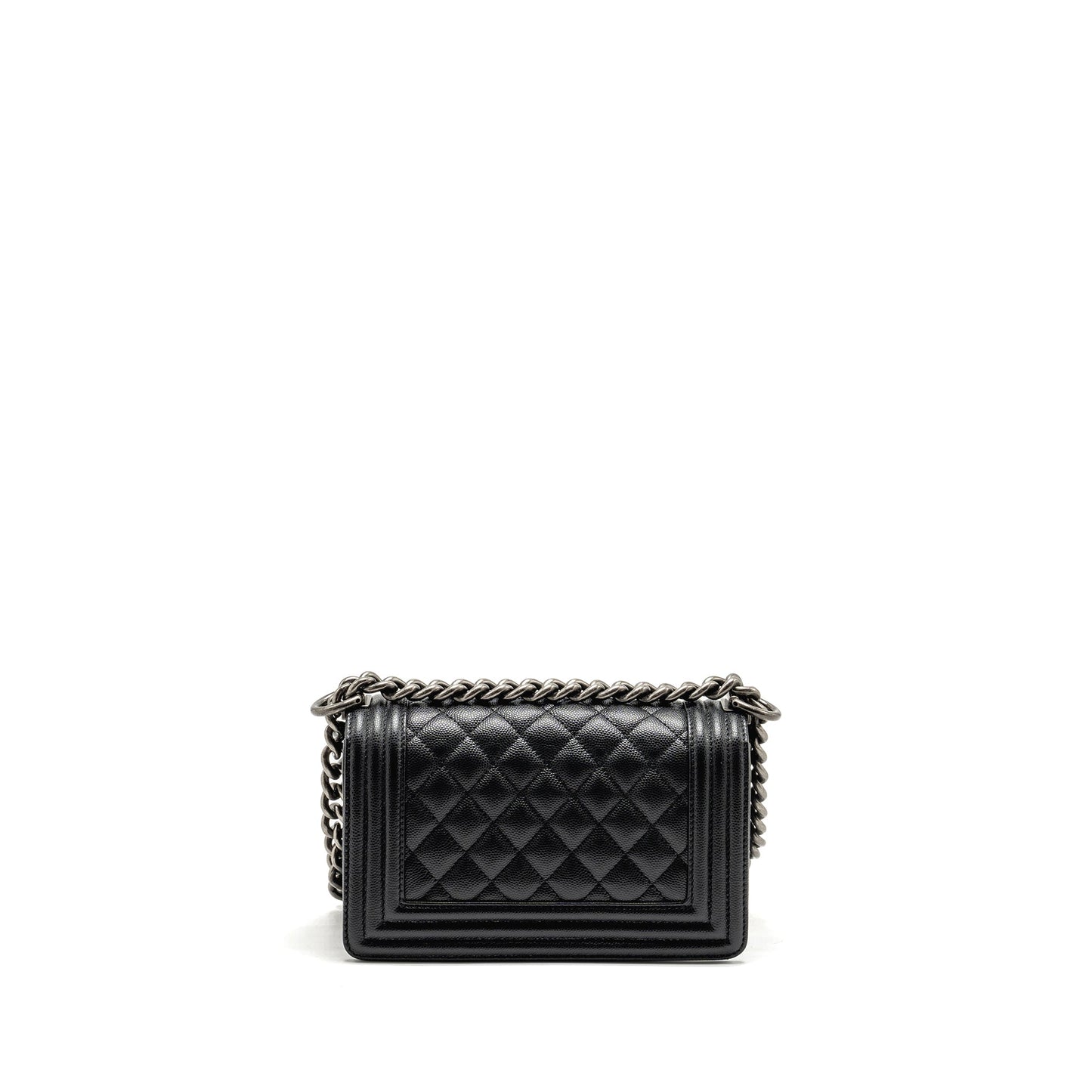 Chanel Boy Caviar SHW Microchip Black Small Handbag 2 Feb