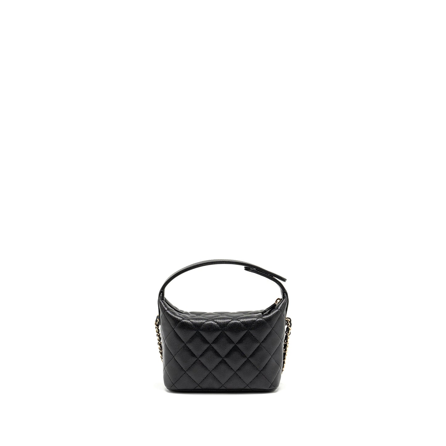 Chanel 25c Quilted Hobo Caviar GHW microchip Black Shoulder Bag Ghw Microchip