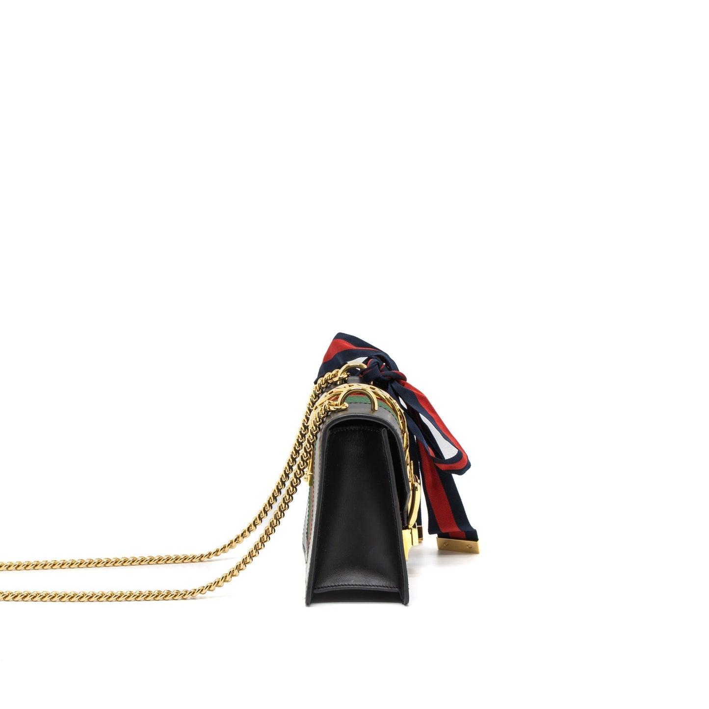 Gucci Sylvie Bag Calfskin Black Mini Travel Bag