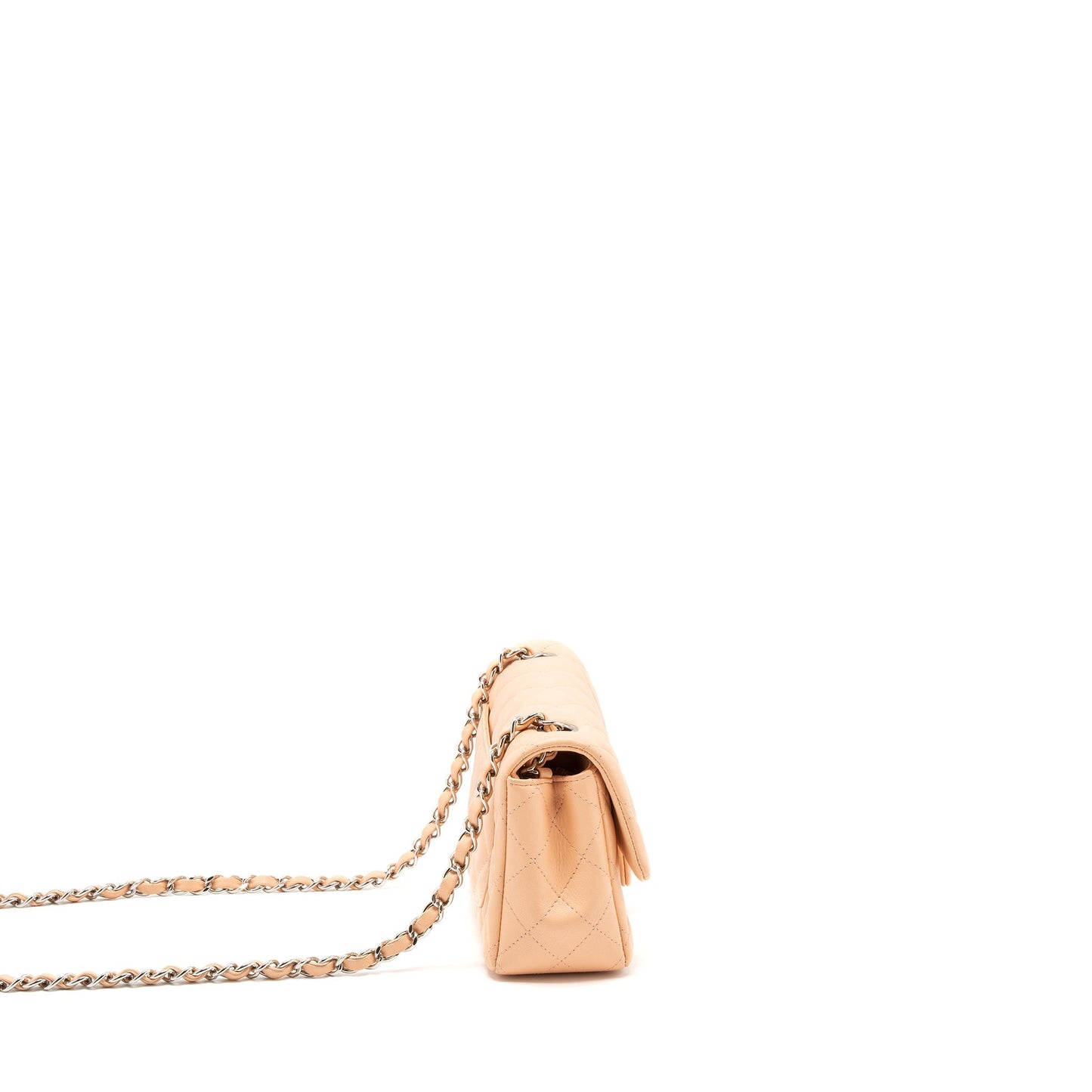 Chanel Rectangular Flap Lambskin SHW Pink Shoulder Bag Shw 2