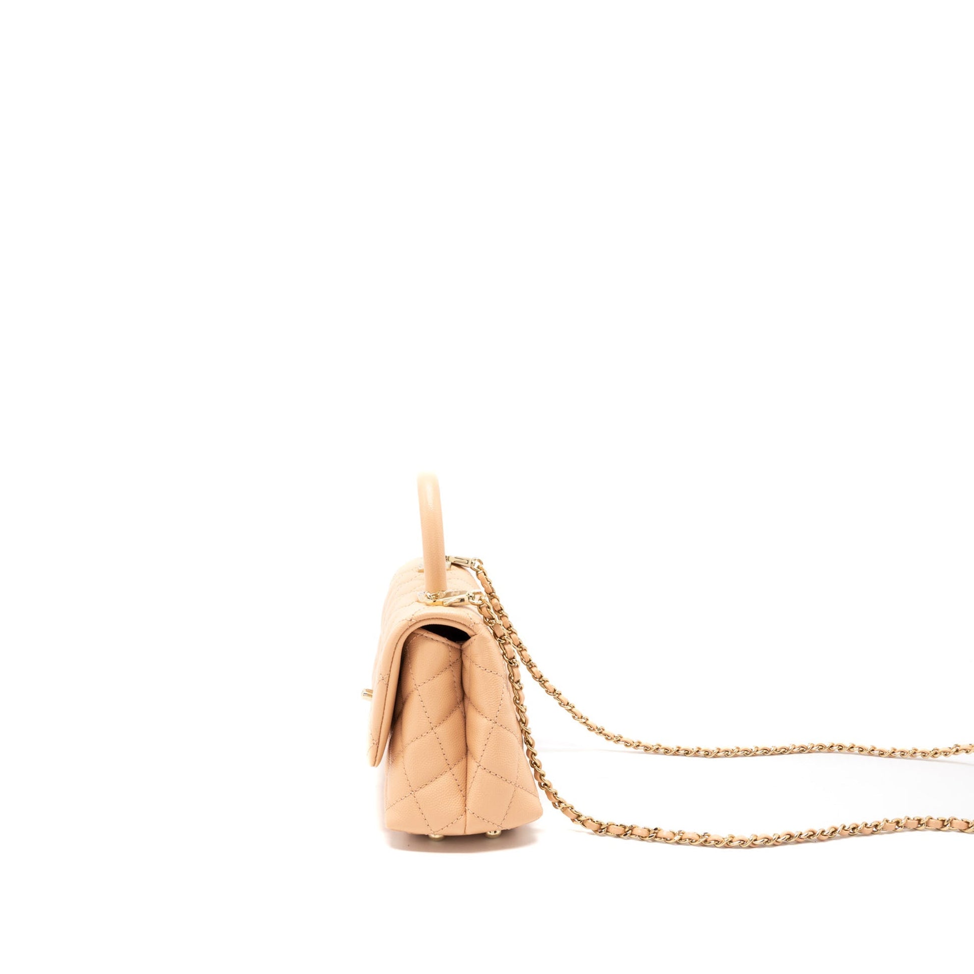 Chanel Coco Handle Caviar Light LGHW Pink Mini Bag