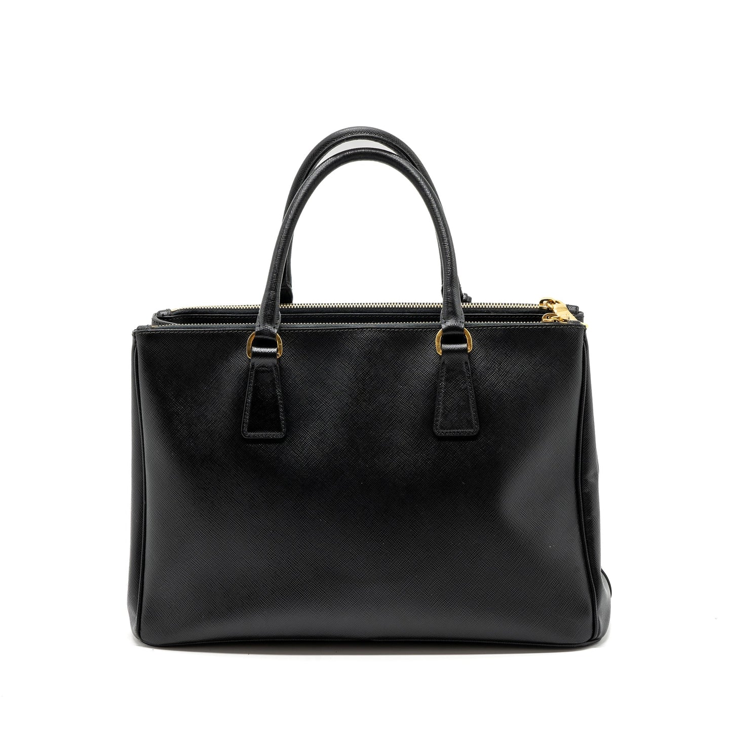 Prada Galleria Saffiano Tote Purse Calfskin Handbag Black Tote Bag