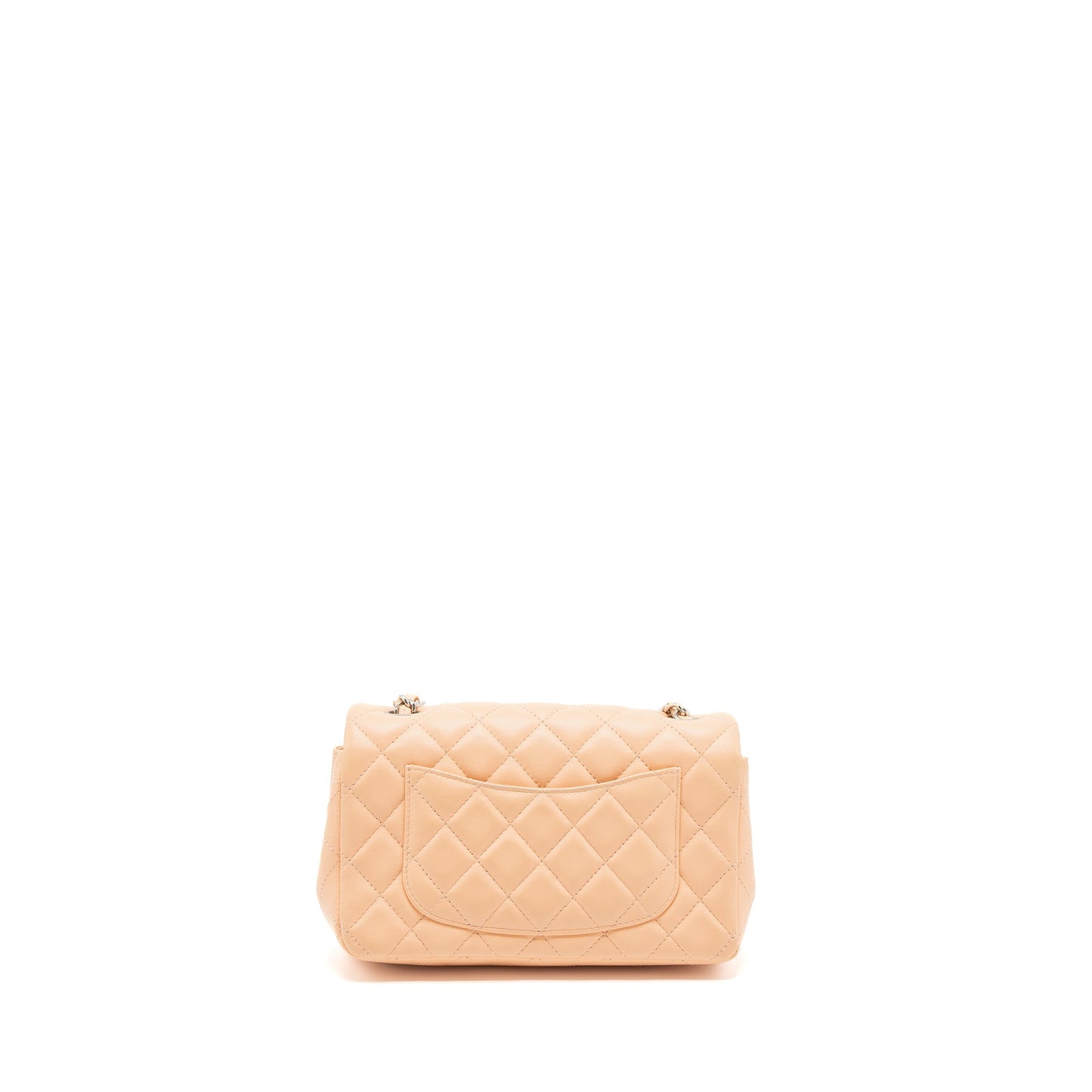 Chanel Rectangular Flap Lambskin SHW Pink Shoulder Bag Shw 2