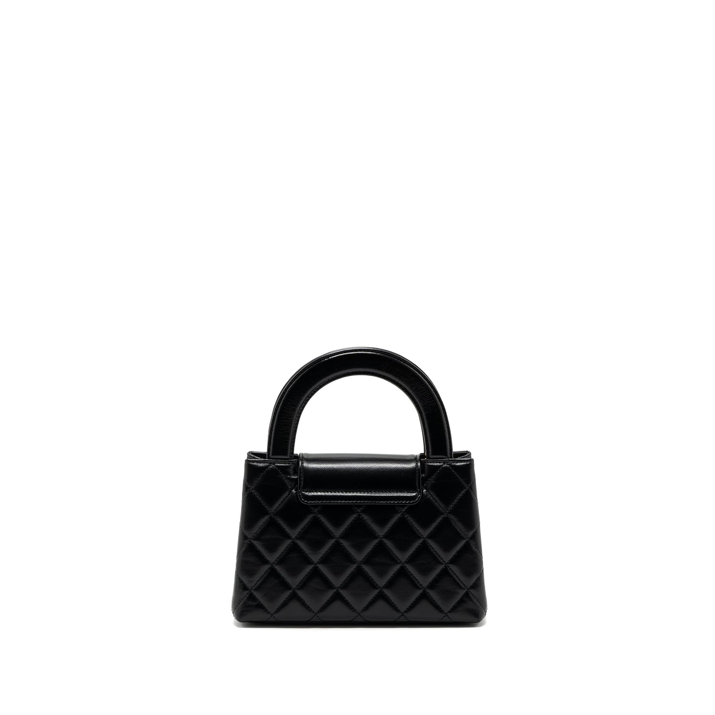 Chanel 23k Shopping Calfskin Brushed GHW Microchip Black Tote Bag Ghwmicrochip 1