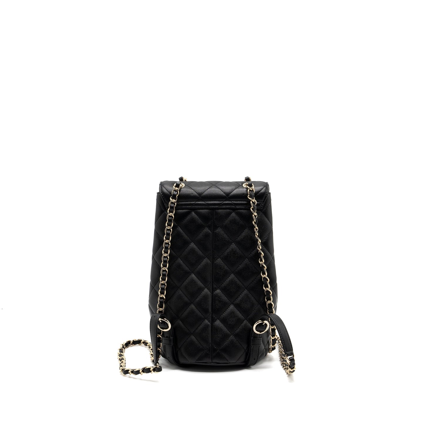 Chanel 22s backpack caviar LGHW Microchip Black