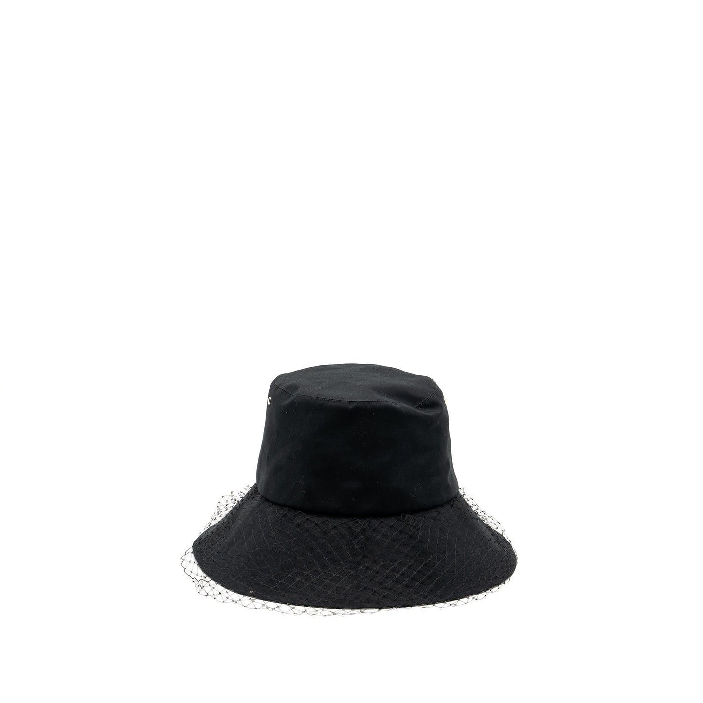 Dior Size Teddy D Brim Hat With Veil Black Large Travel Bag