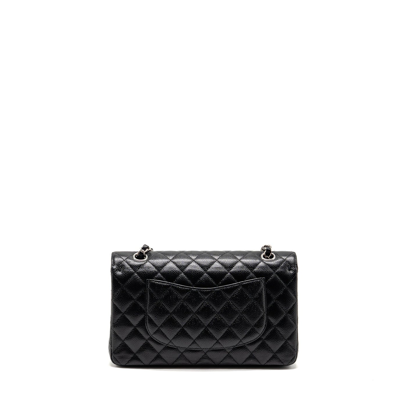Chanel Classic Double Flap CAVIAR SHW Black Shoulder Bag Shw 2