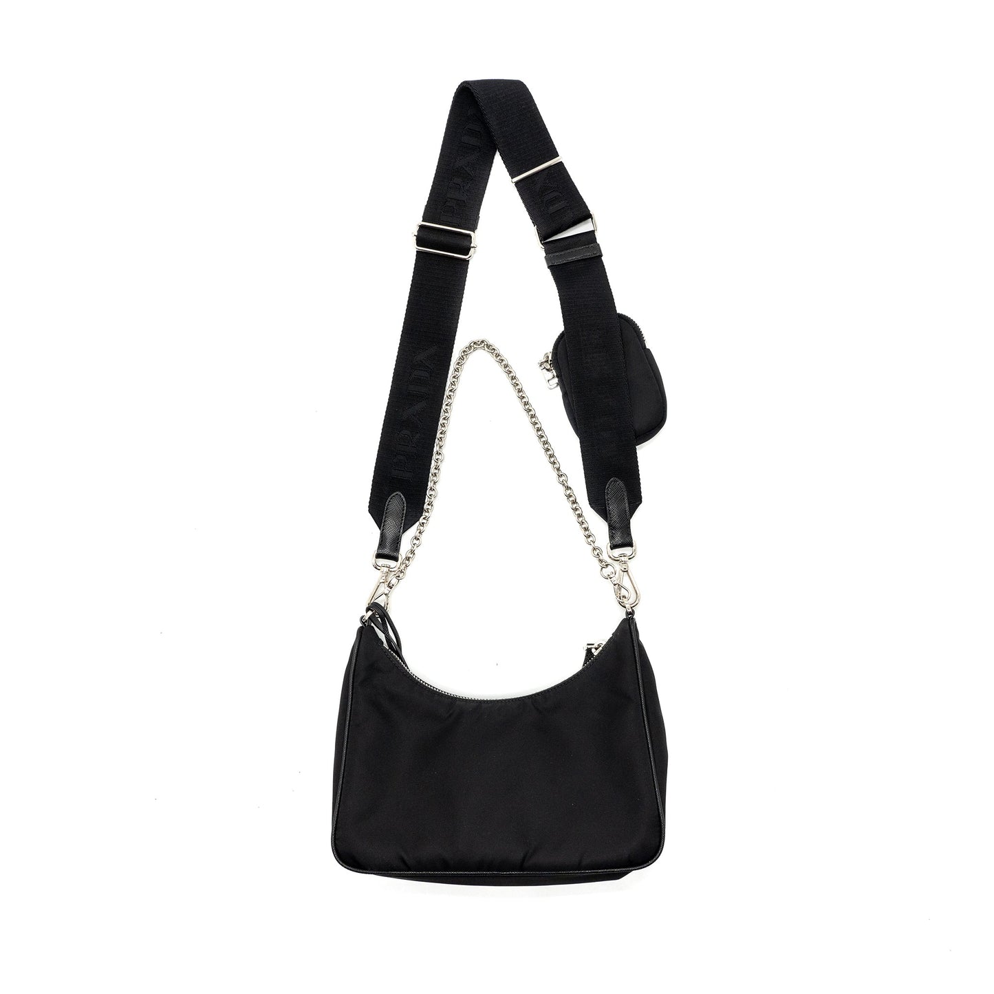 Prada Re Edition Re Purse Handbag Nylon Black Travel Bag Black Handbag