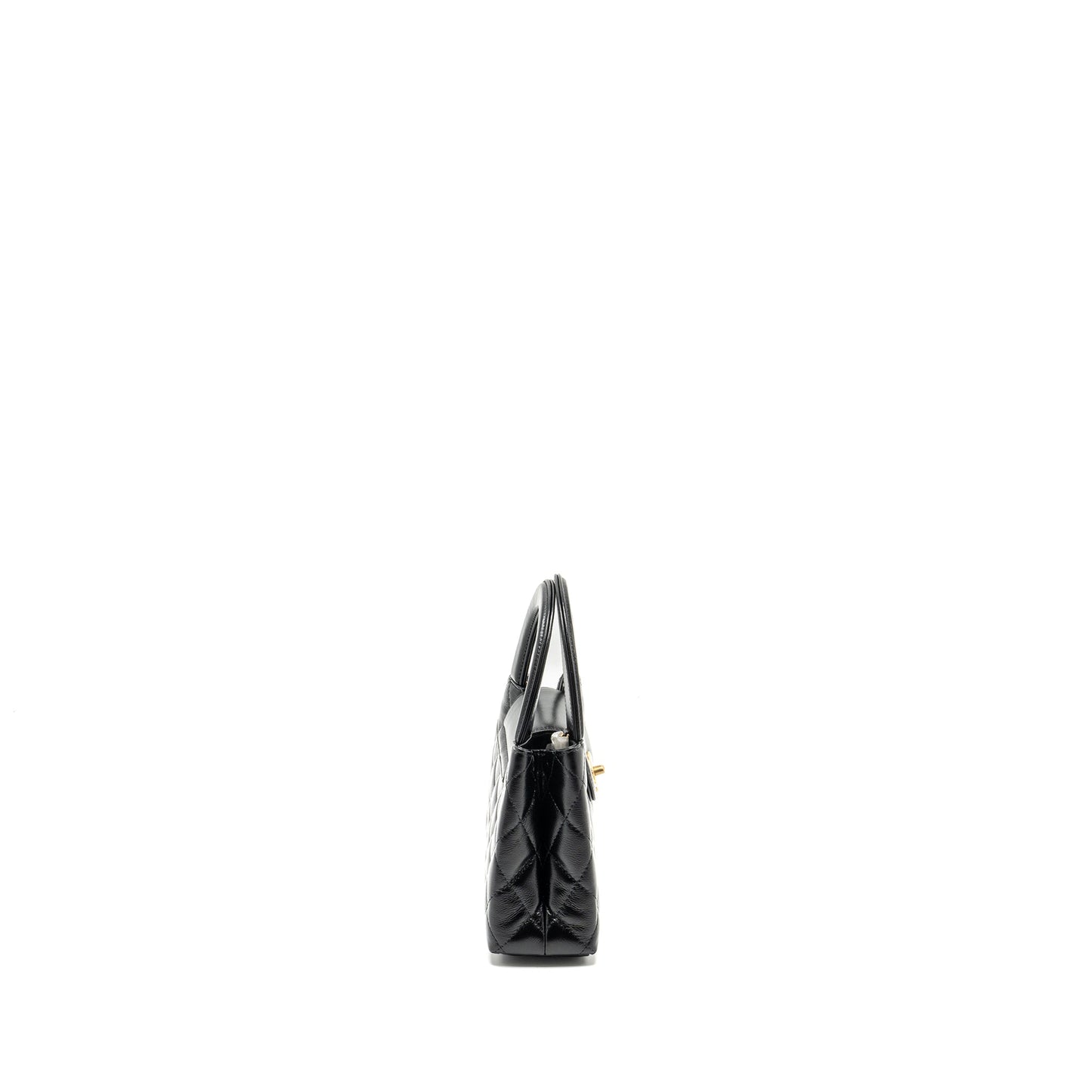 Chanel Kelly Shopping Calfskin GHW Microchip Black Tote Bag