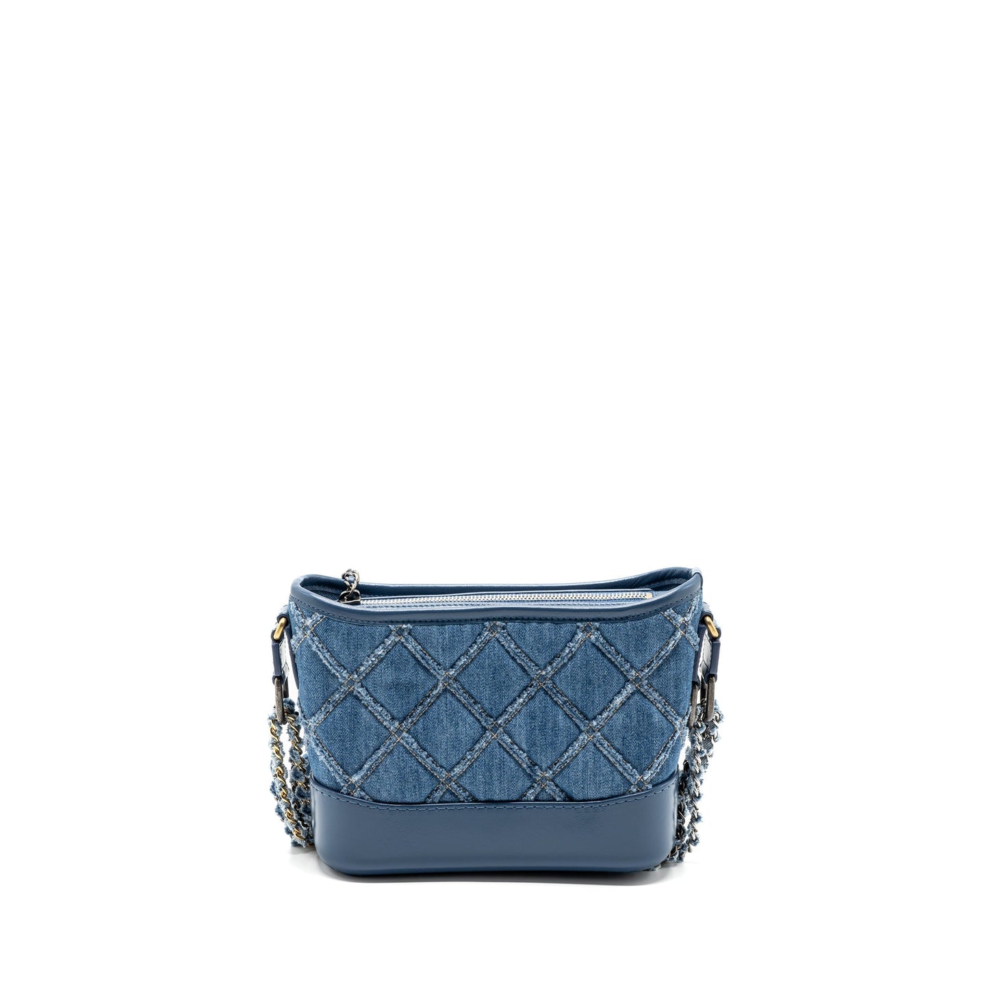Chanel Gabrielle Hobo Denim GHW Blue Small Shoulder Bag