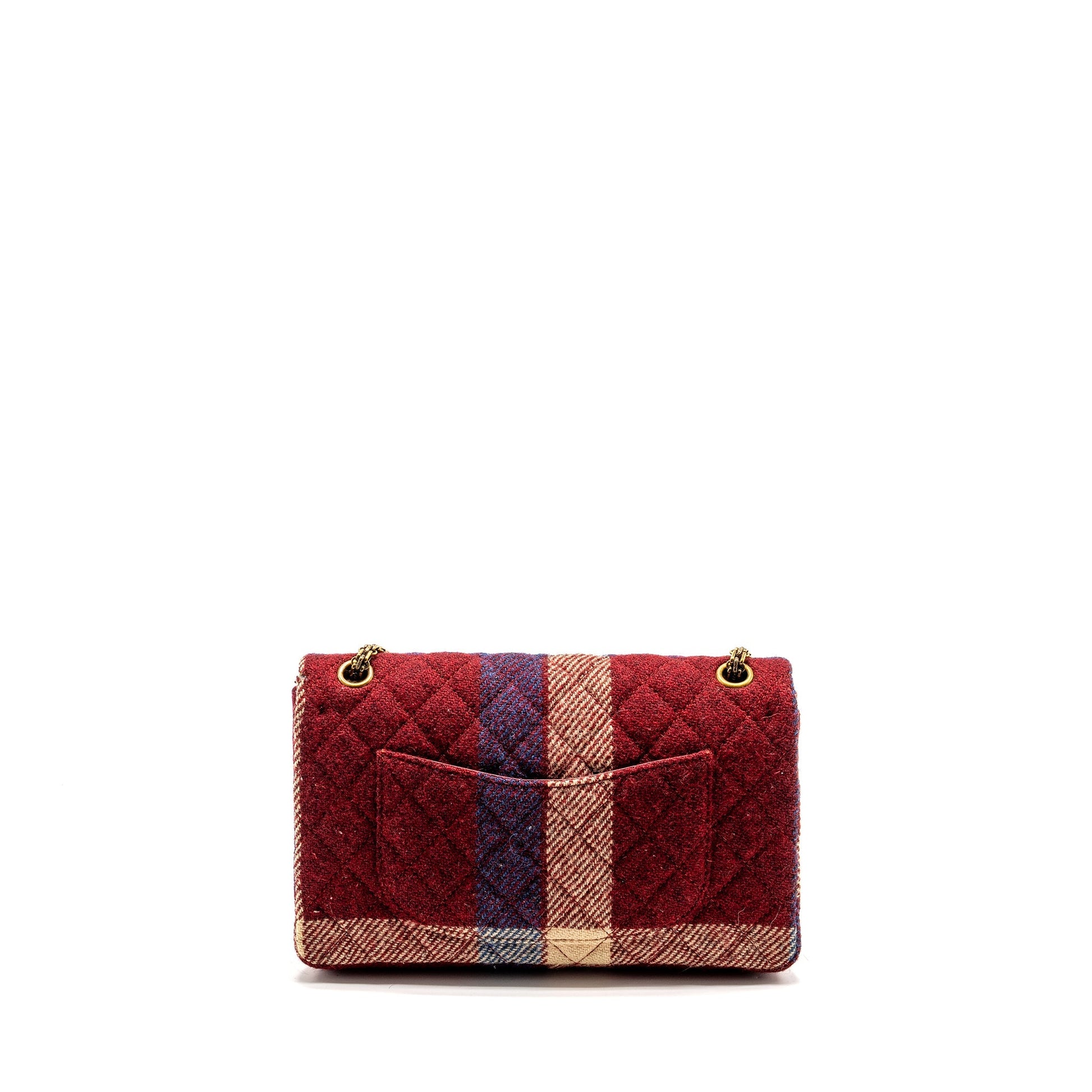 Chanel 2.55 226 Reissue Double Flap Fabric Multicolour Shoulder Bag