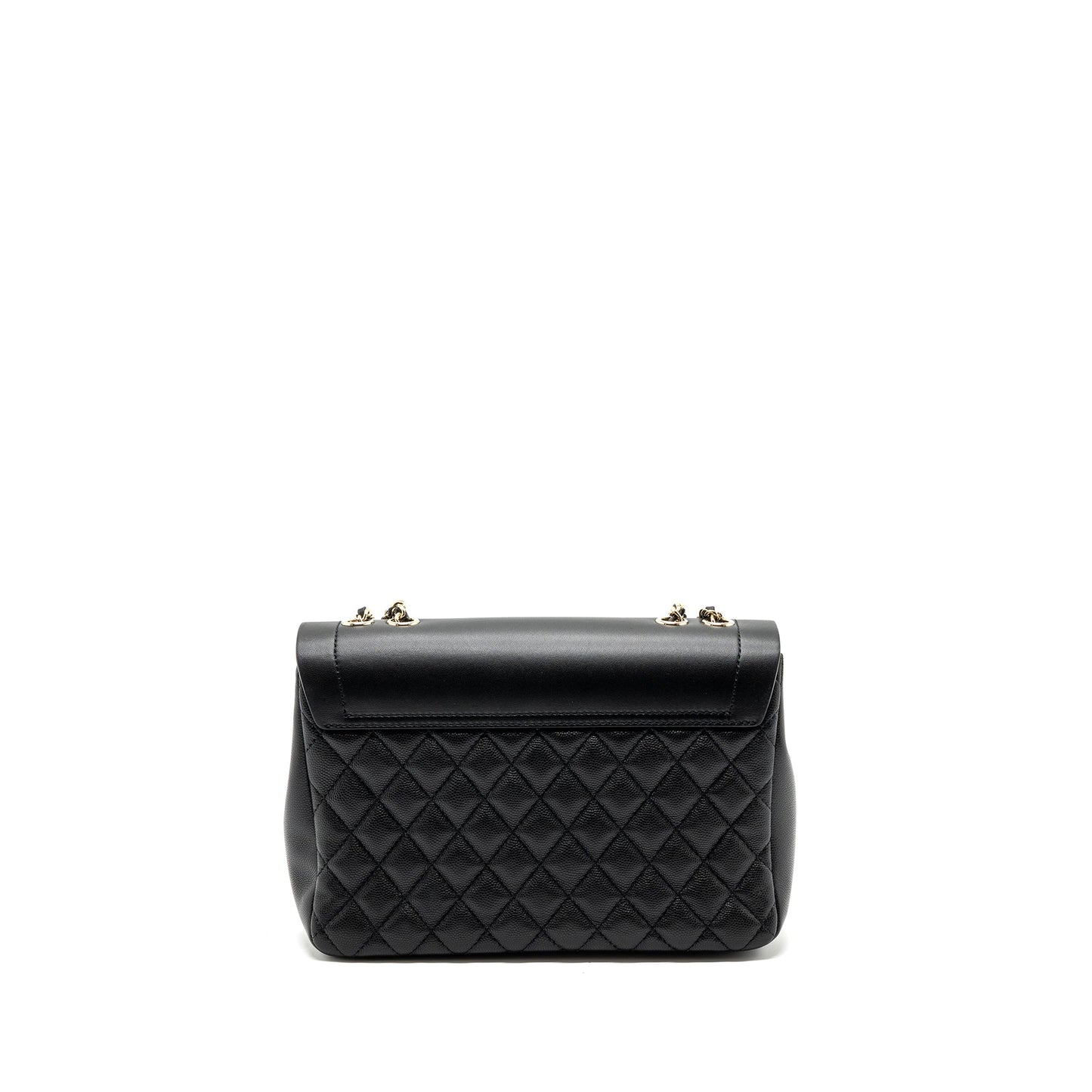 Chanel Envelop Flap Caviar LGHW Black Shoulder Bag