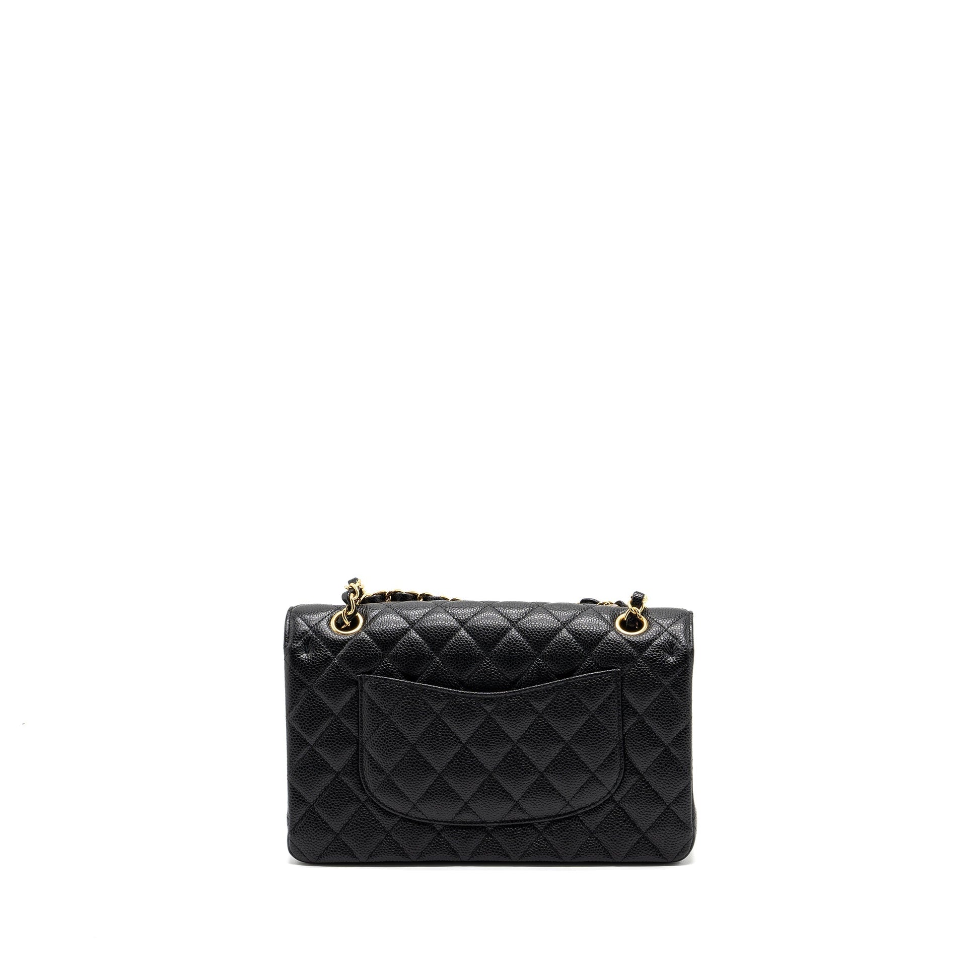 Chanel Classic Double Flap Caviar GHW Black Shoulder Bag Ghw 10