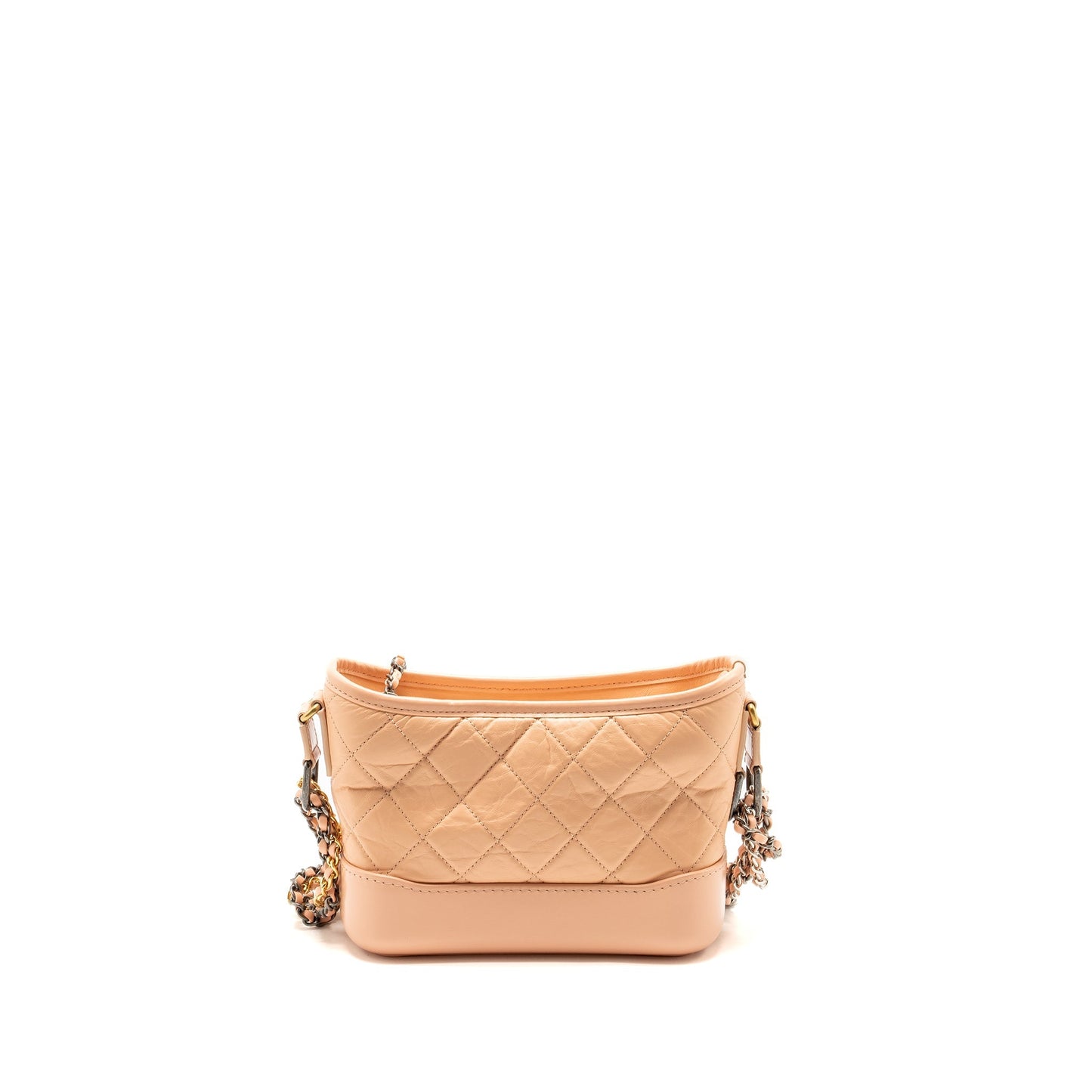 Chanel Gabrielle Hobo Calfskin Hardware Multicolour Pink Small Shoulder Bag