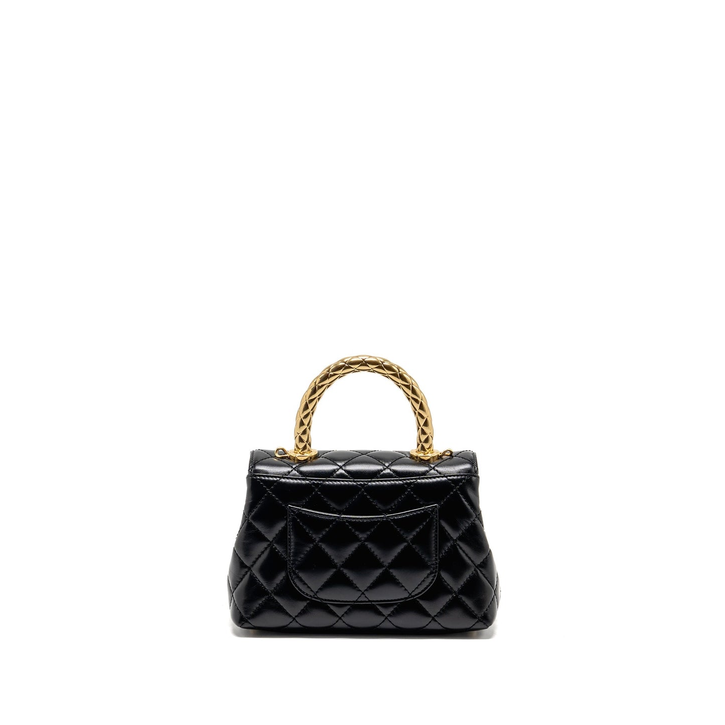 Chanel alfskin GHW Microchip Black Mini Bag