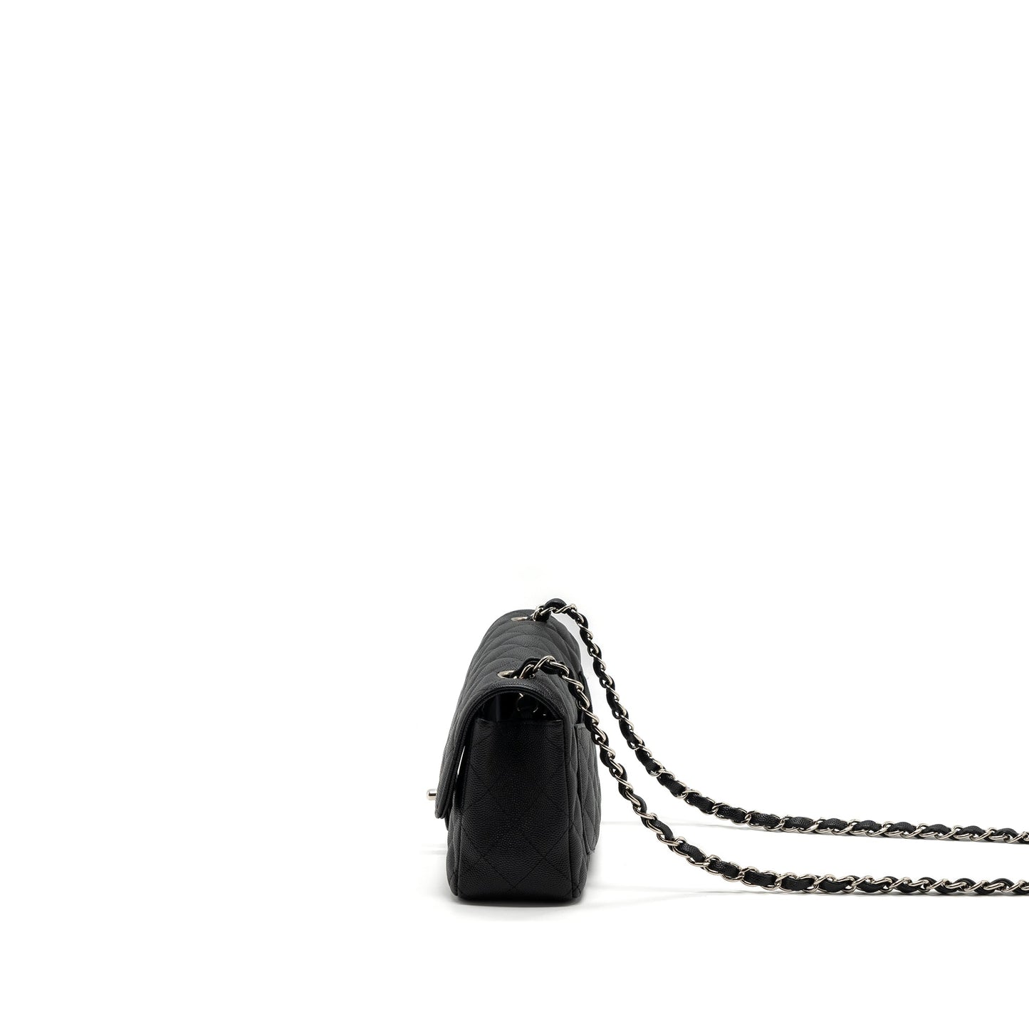 Chanel Classic Rectangular Flap Caviar SHW Black Shoulder Bag