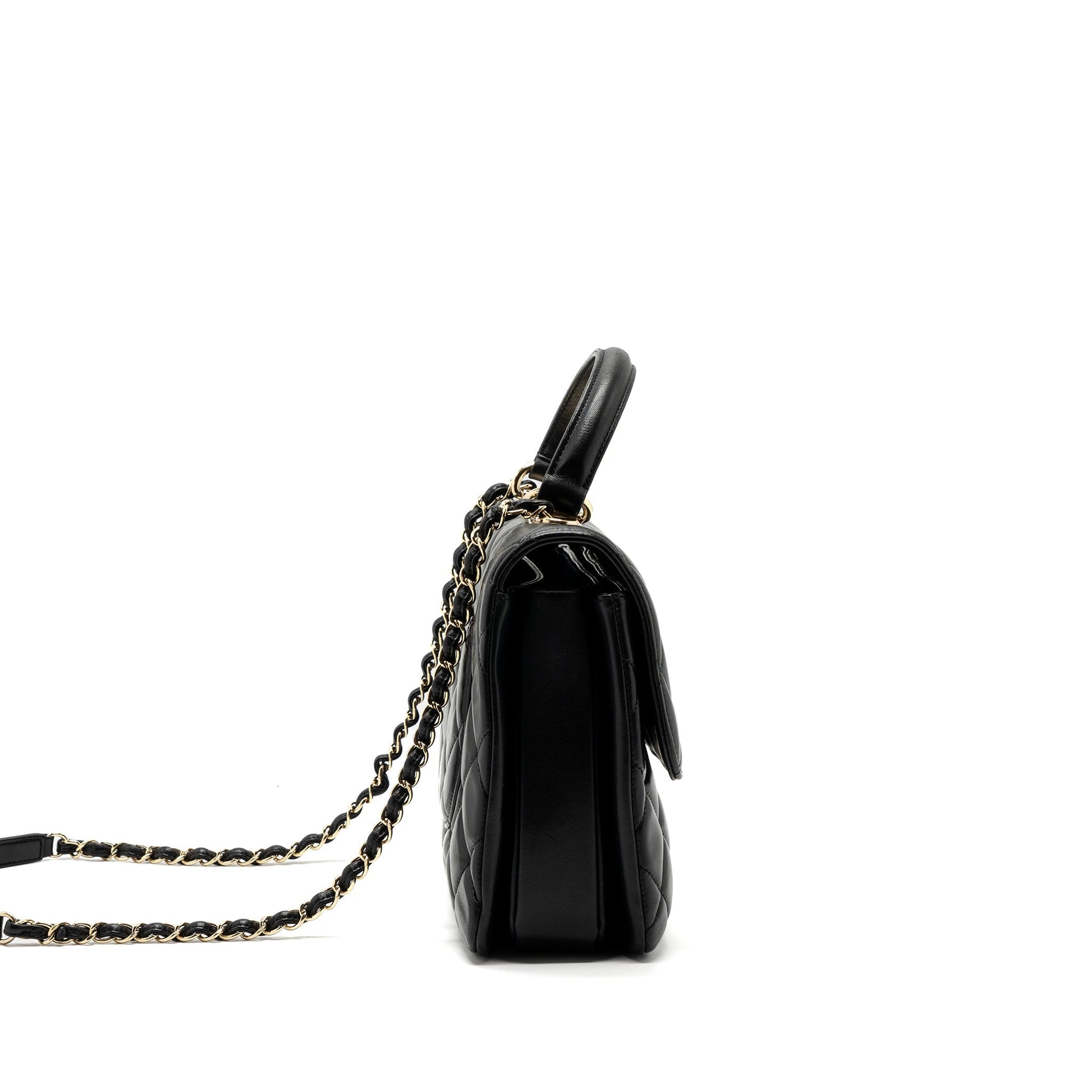 Chanel trendy CC lambskin GHW Black Handbag