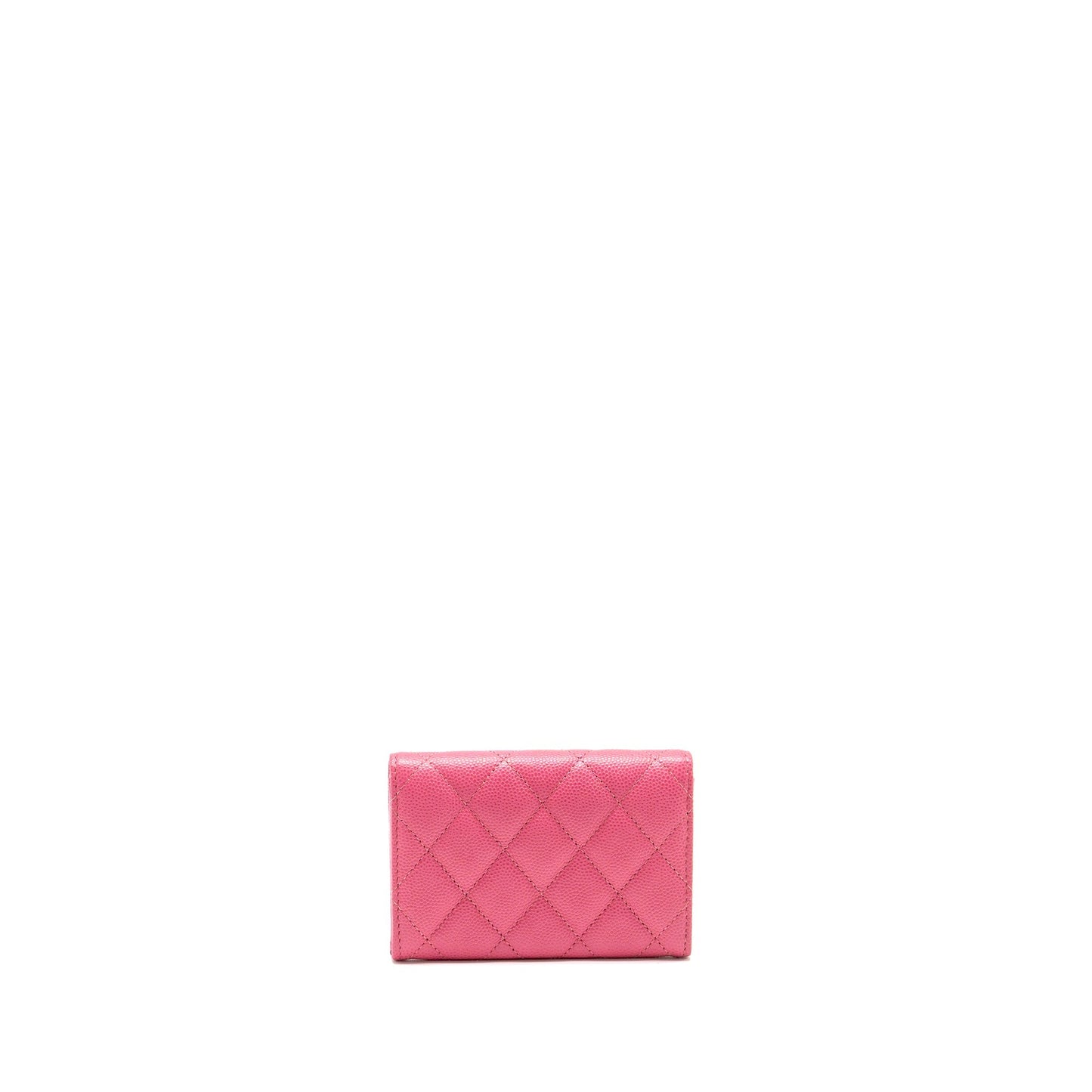 Chanel Classic flap card holder caviar GHW Pink Wallet Case