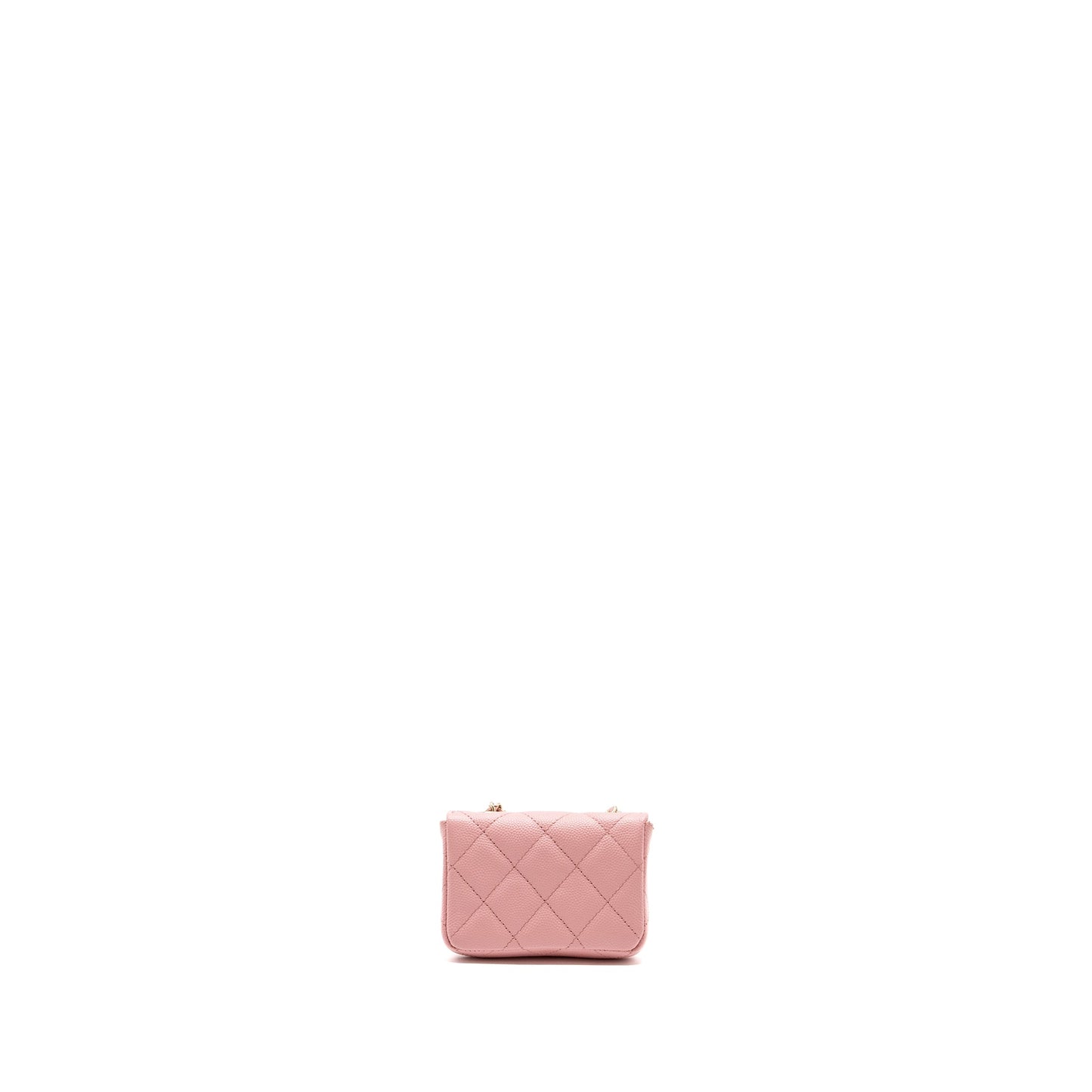 Chanel Flap Belt Caviar LGHW Pink