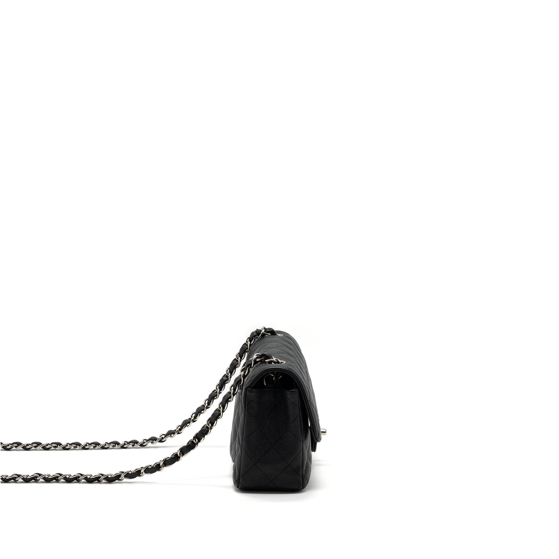 Chanel Classic Rectangular Flap Caviar SHW Black Shoulder Bag