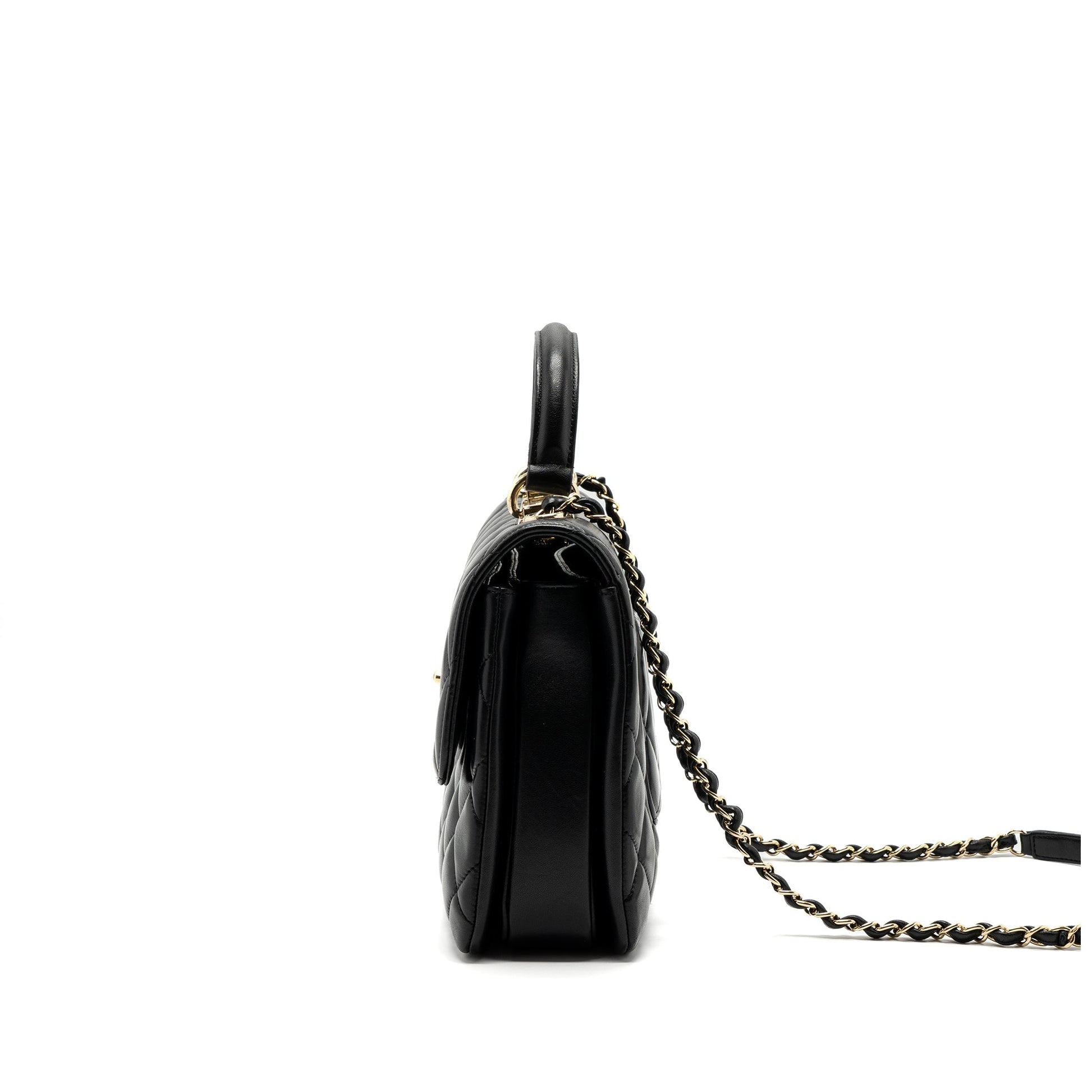 Chanel trendy CC lambskin GHW Black Handbag