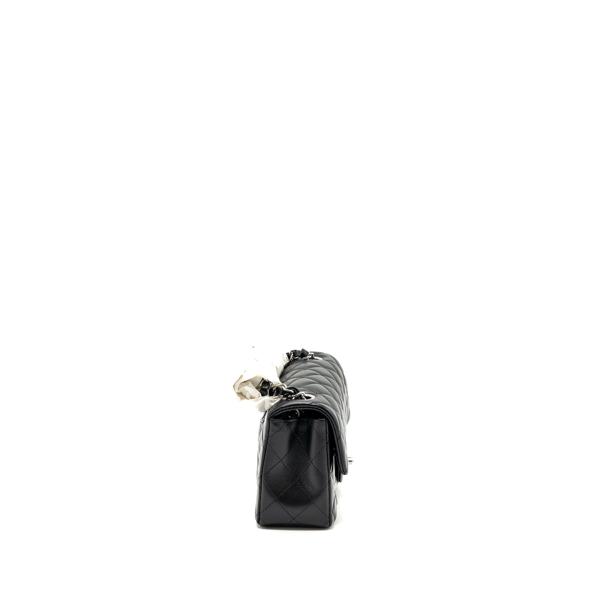 Chanel classic rectangular flap lambskin SHW microchip Black Shoulder Bag Microchip 1