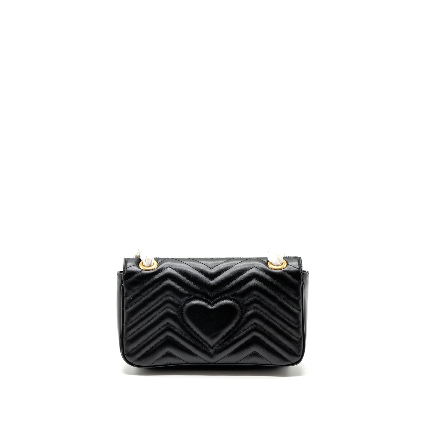 Gucci Marmont Bag Calfskin Black Small Travel Bag Black Ghw