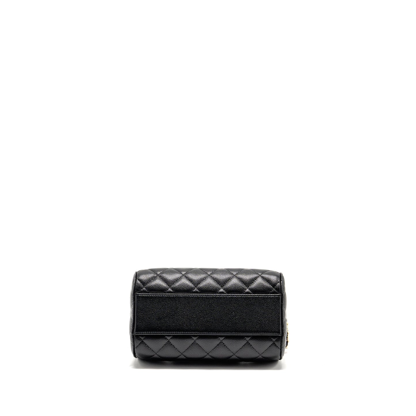 Chanel 25P bowling caviar LGHW microchip Black Mini Bag