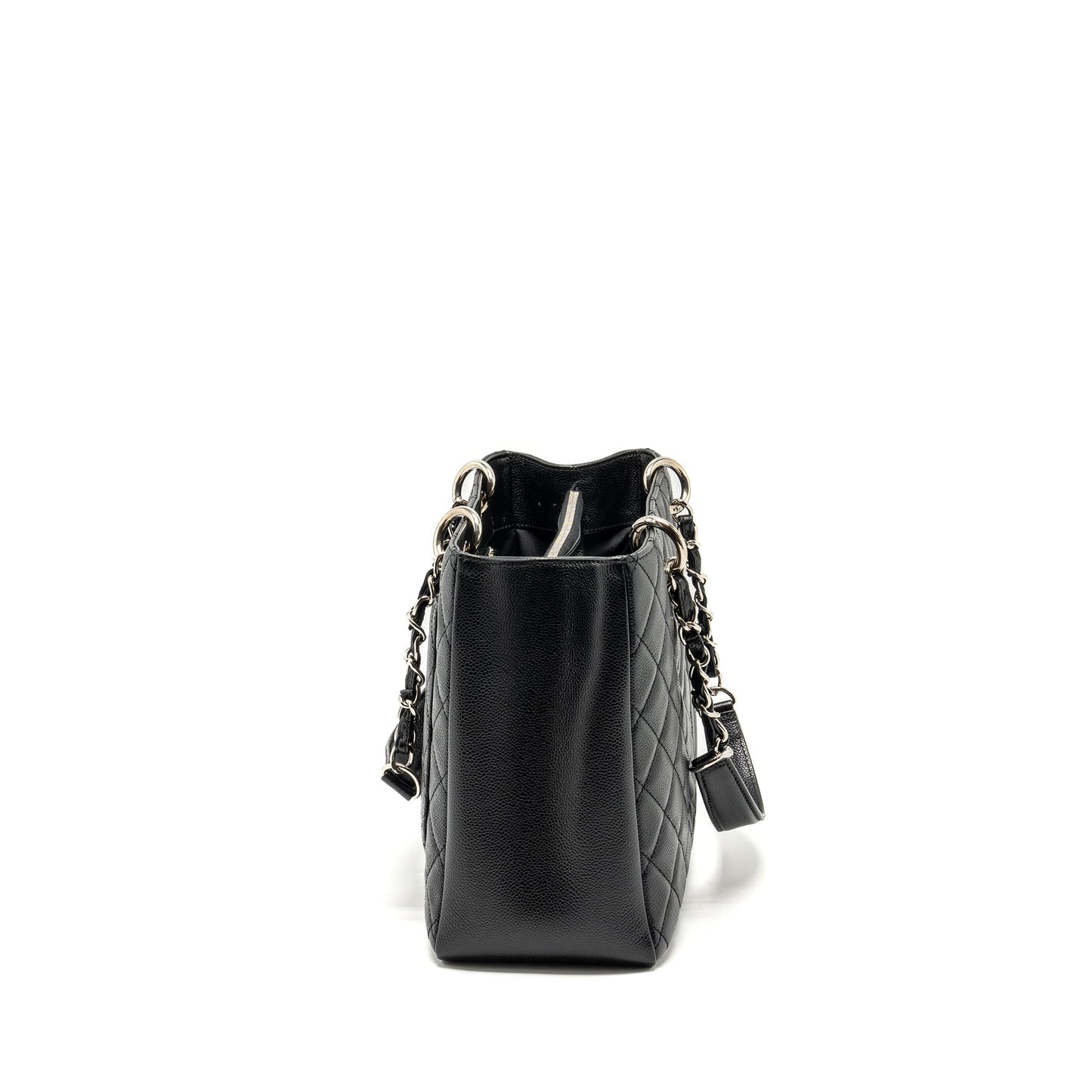 Chanel Grand Shopping caviar SHW Black Tote Bag Shw 3