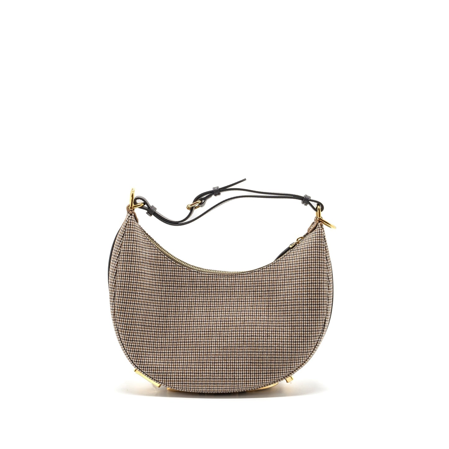 Fendi graphy Purse Fabric Multicolour Leather Beige Small Travel Bag