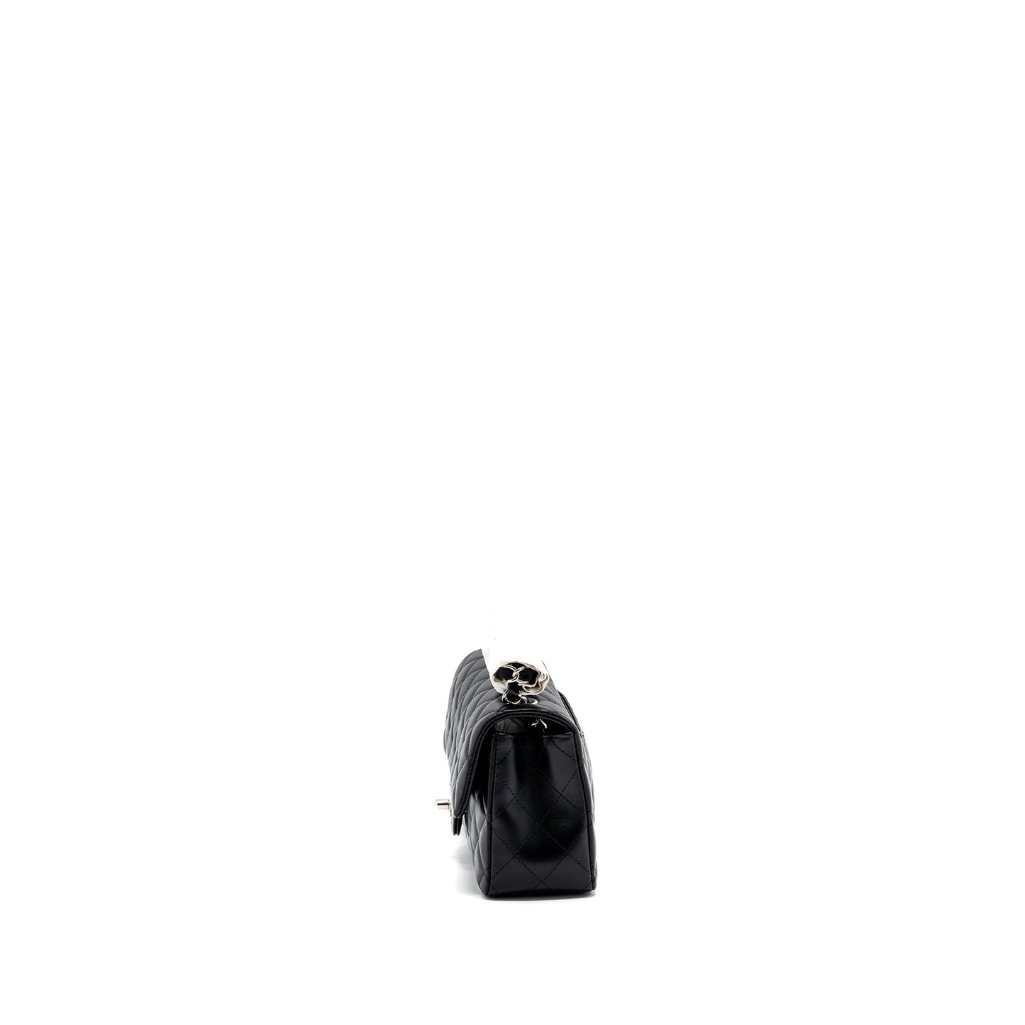 Chanel rectangular flap lambskin SHW microchip Black Shoulder Bag Microchip 2