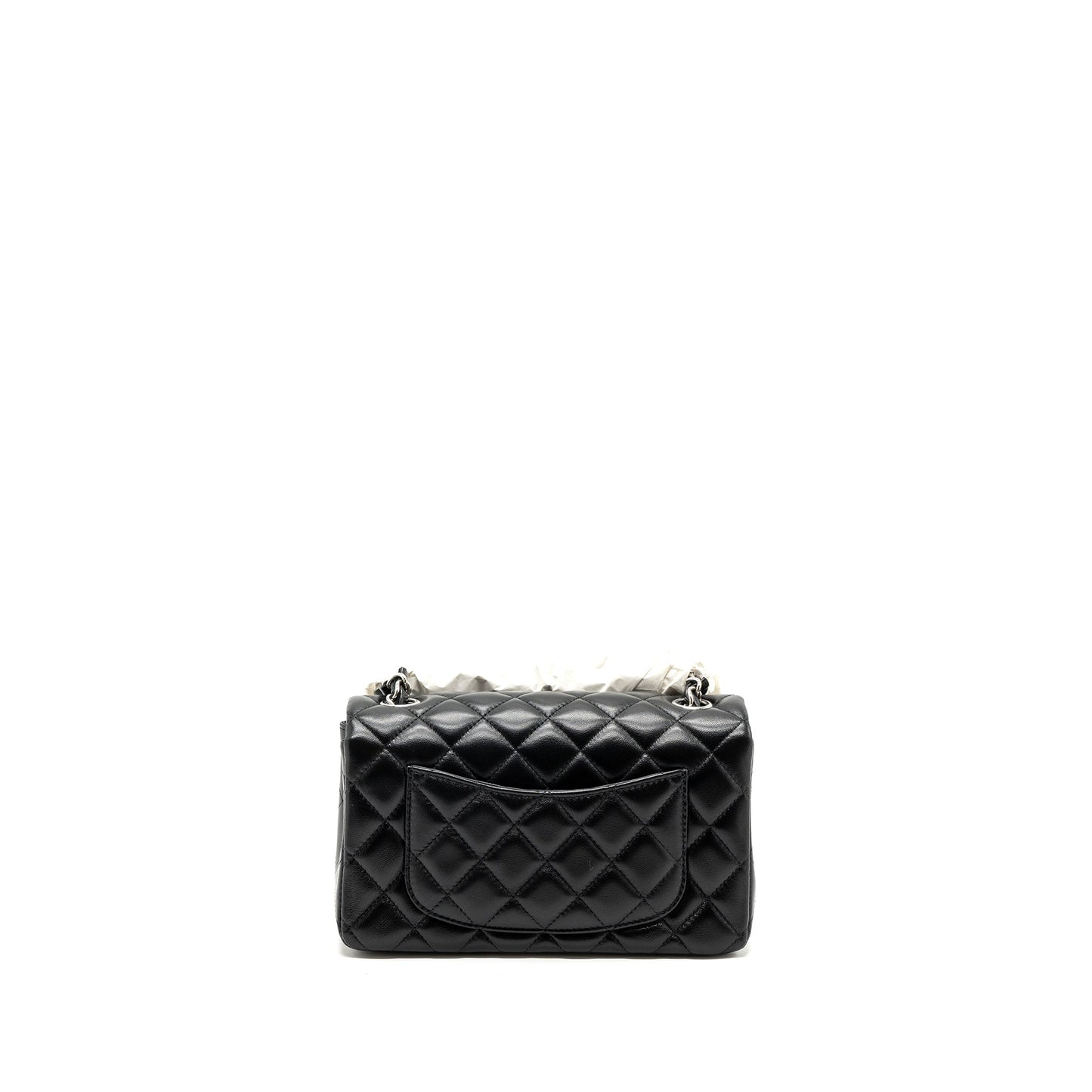 Chanel classic rectangular flap lambskin SHW microchip Black Shoulder Bag Microchip 1