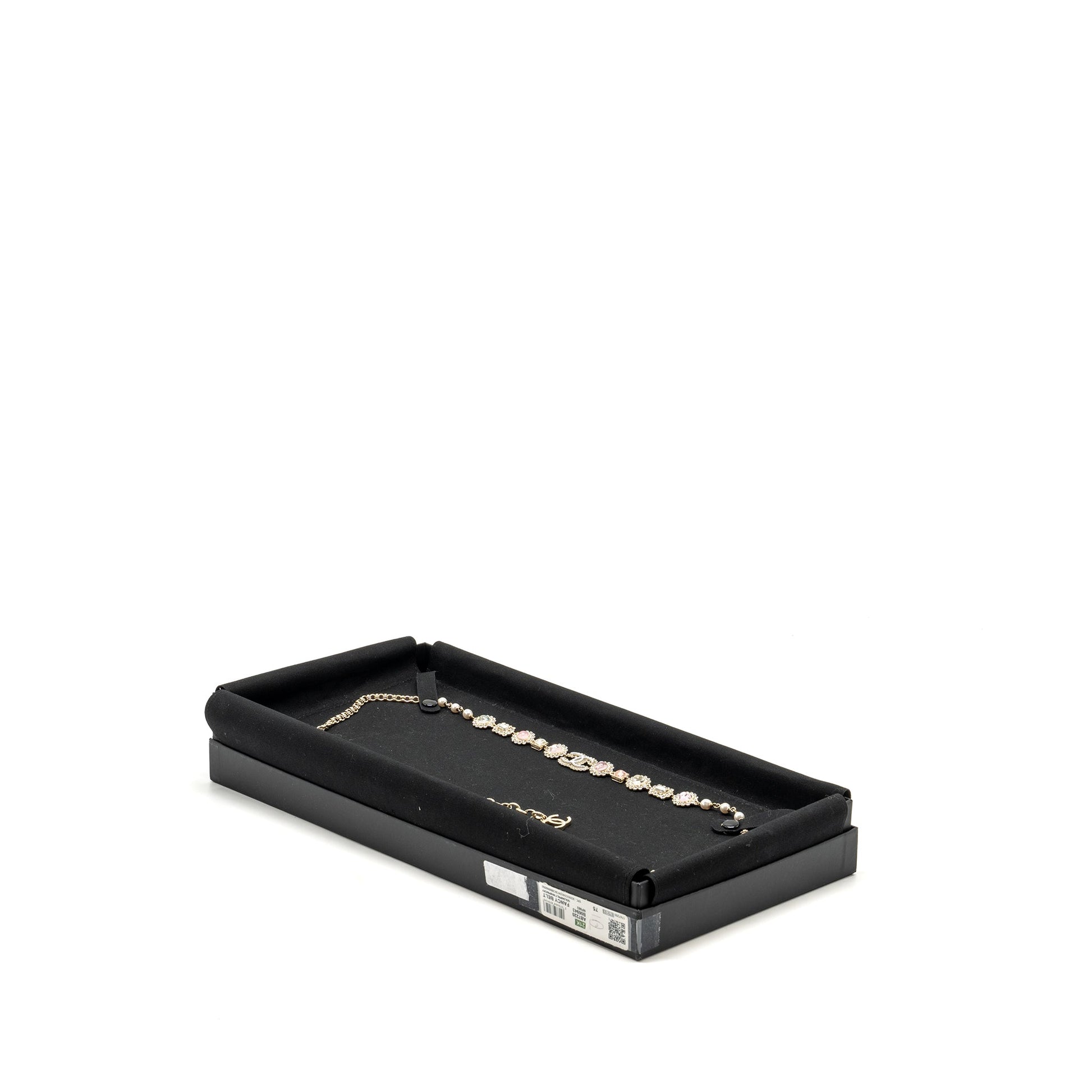 Chanel 21k tal Light Tone Gold Belt