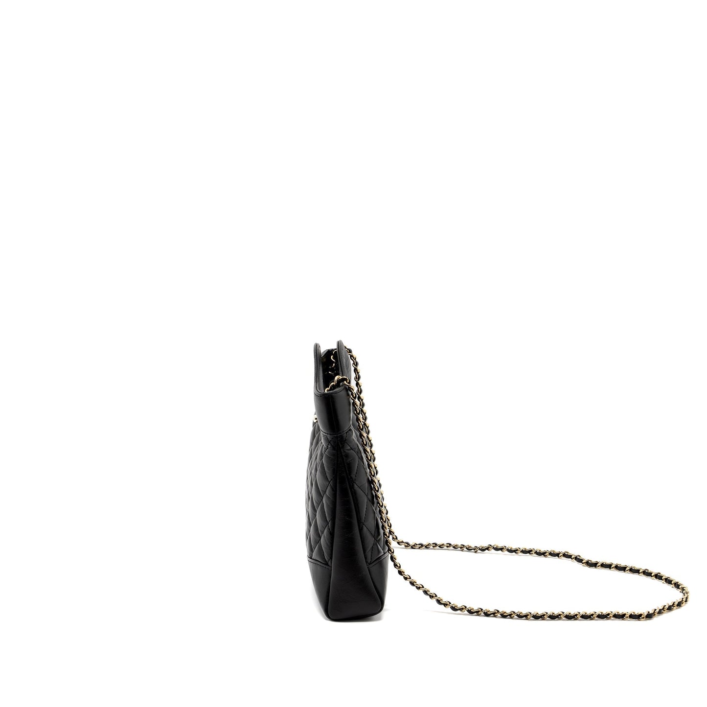 Chanel 23A 31 Calfskin LGHW Microchip Black Mini Bag