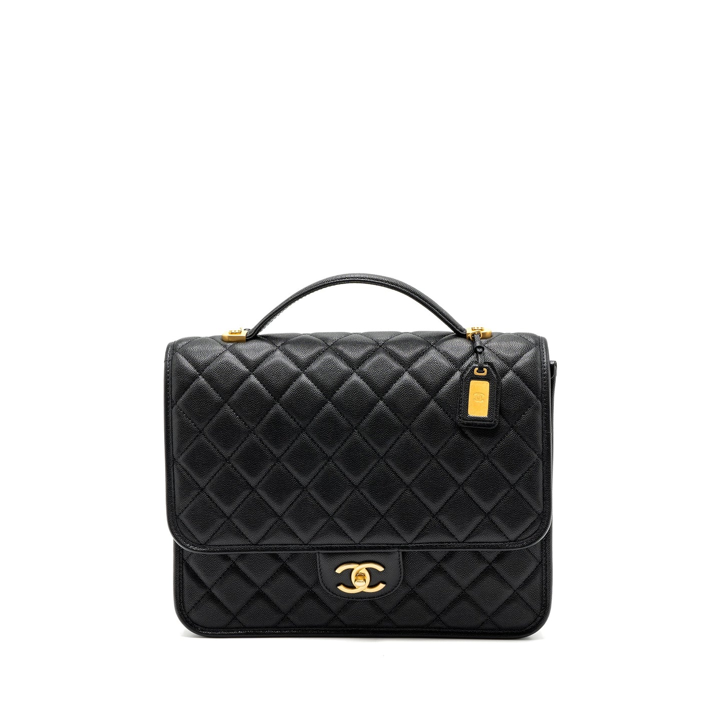 Chanel 22k Backpack Caviar GHW microchip Black