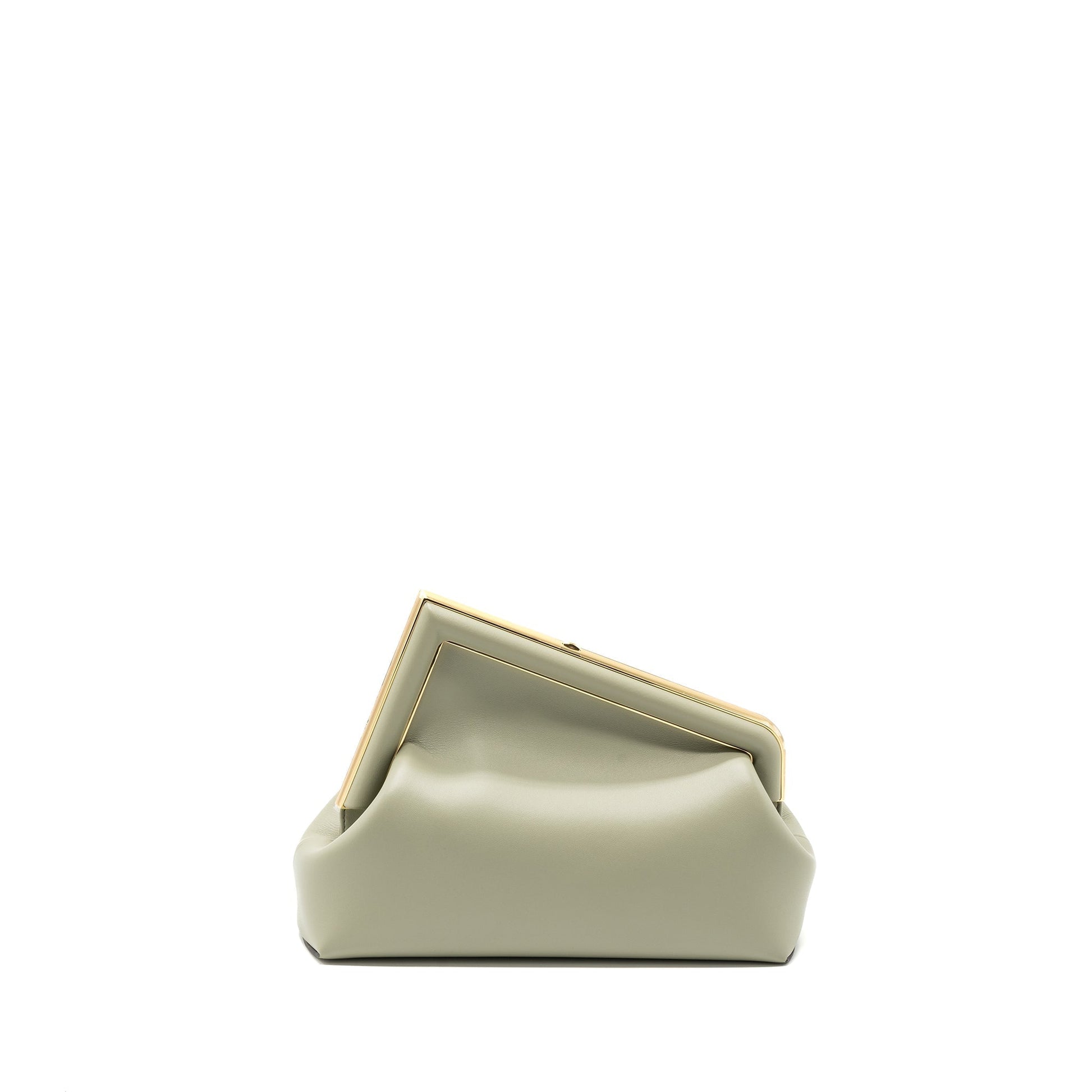 Fendi First Midi Nappa Light Handbag Green Travel Bag