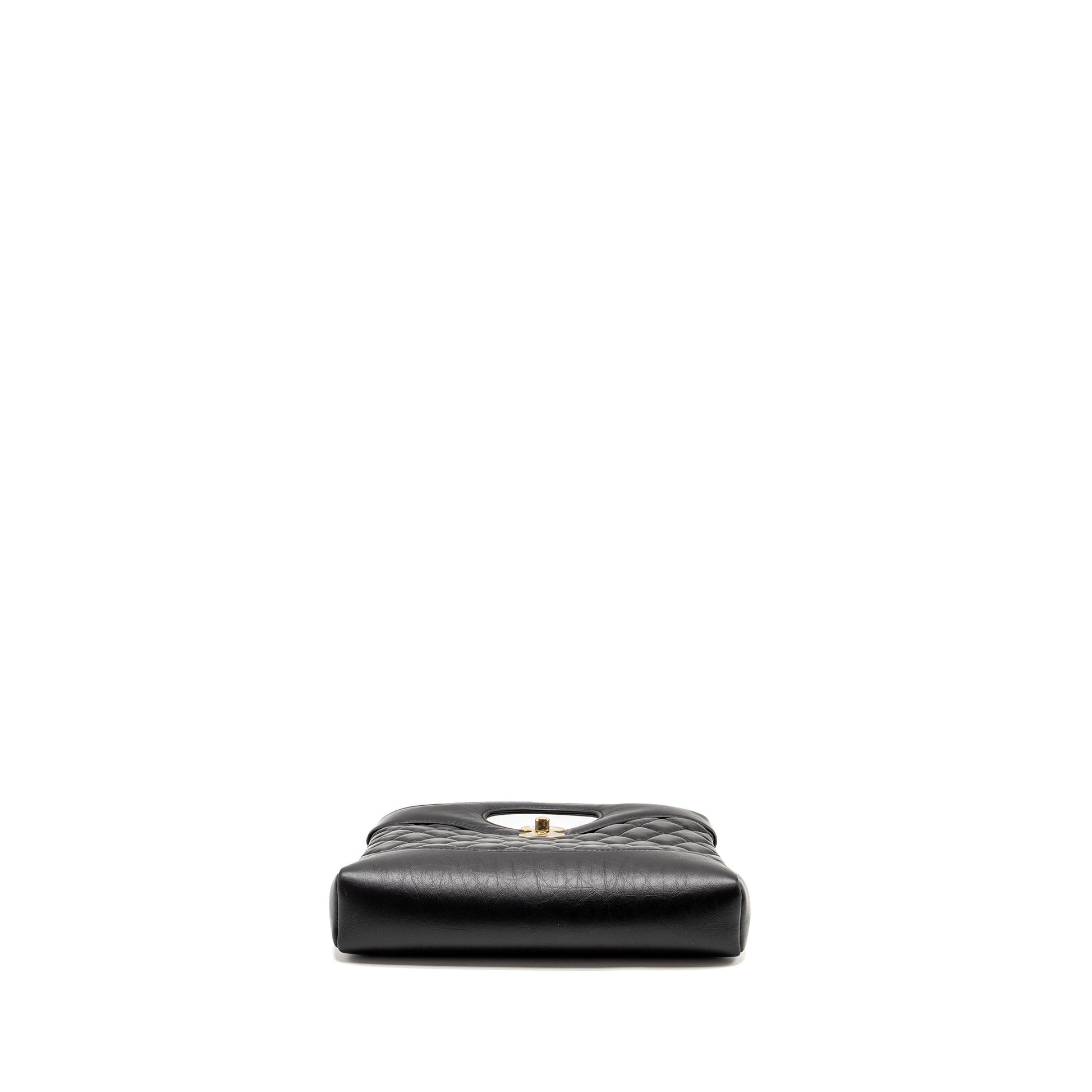 Chanel 31 Calfskin LGHW microchip Black Mini Bag Black Lghwmicrochip